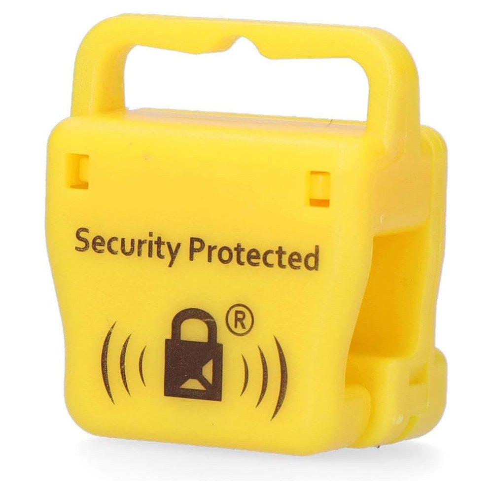 Fiducia Sicherheitsbügel Autopeg Tag Diebstahlsicherung Universal 100 Stück (100-tlg), Diebstahlschutz Gelb