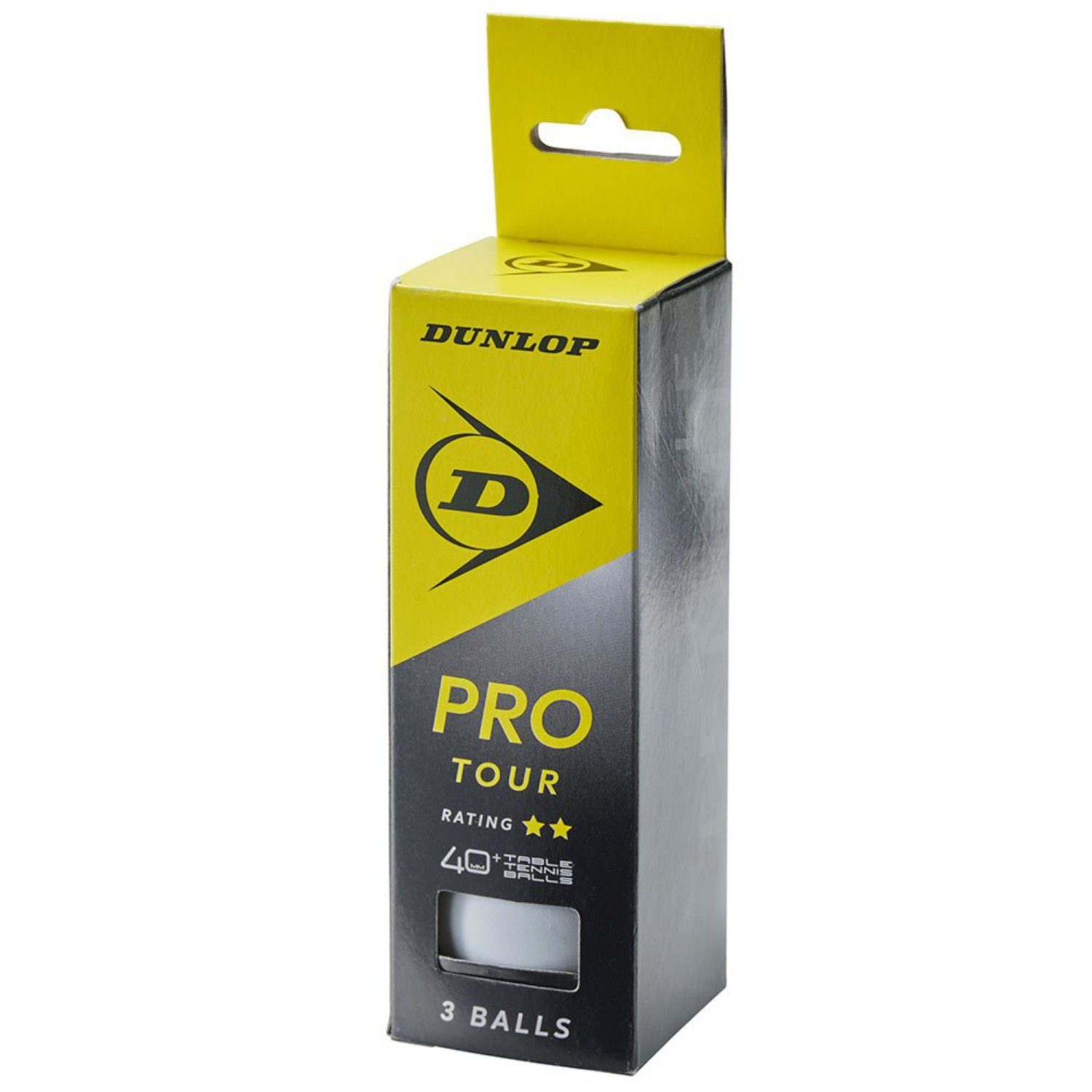 Tischtennisball 40+ PRO TOUR 3 BALL WEIß WHITE