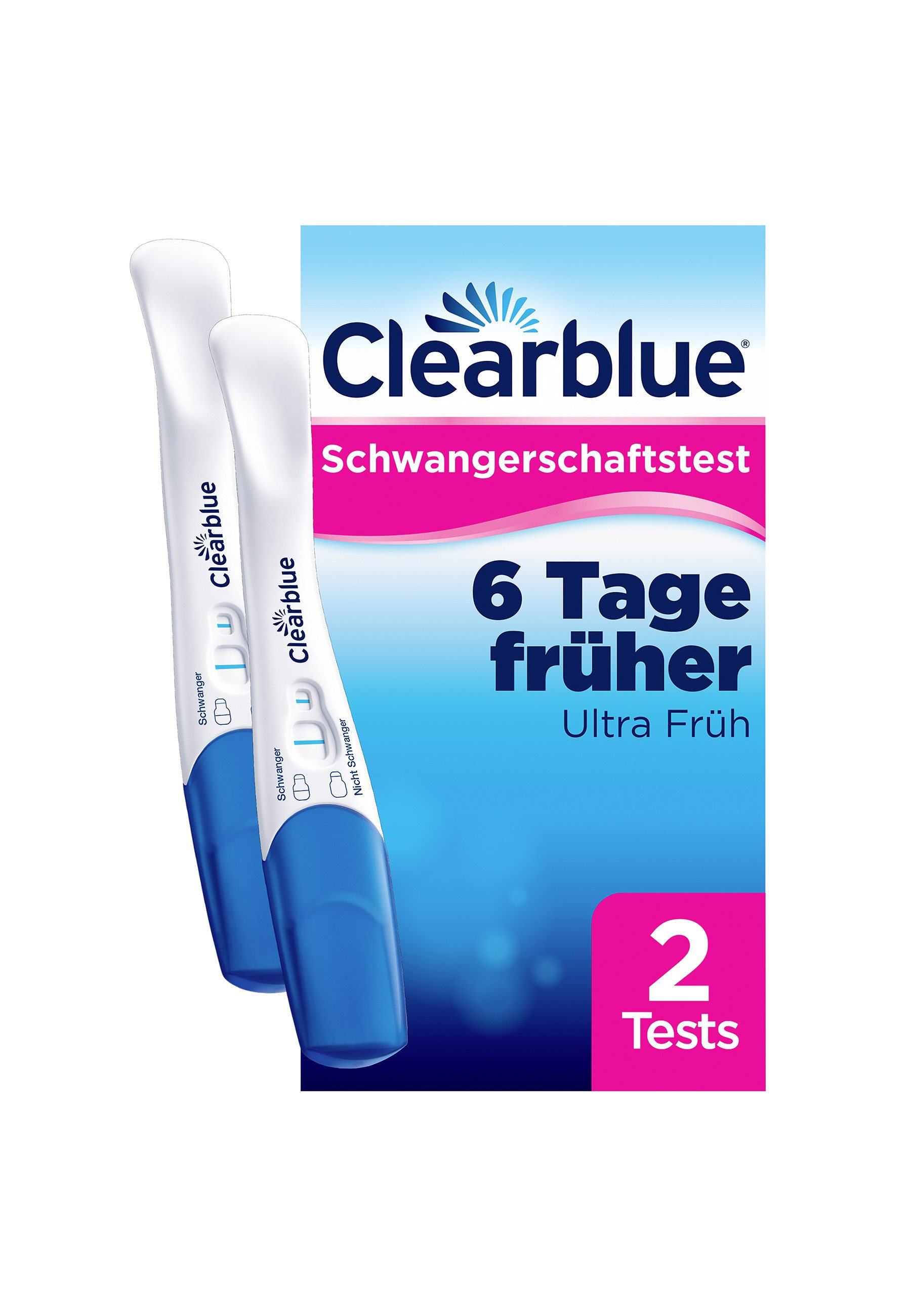 Clearblue Schwangerschaftstest Schwangerschaftstest FRÜHE ERKENNUNG 2er