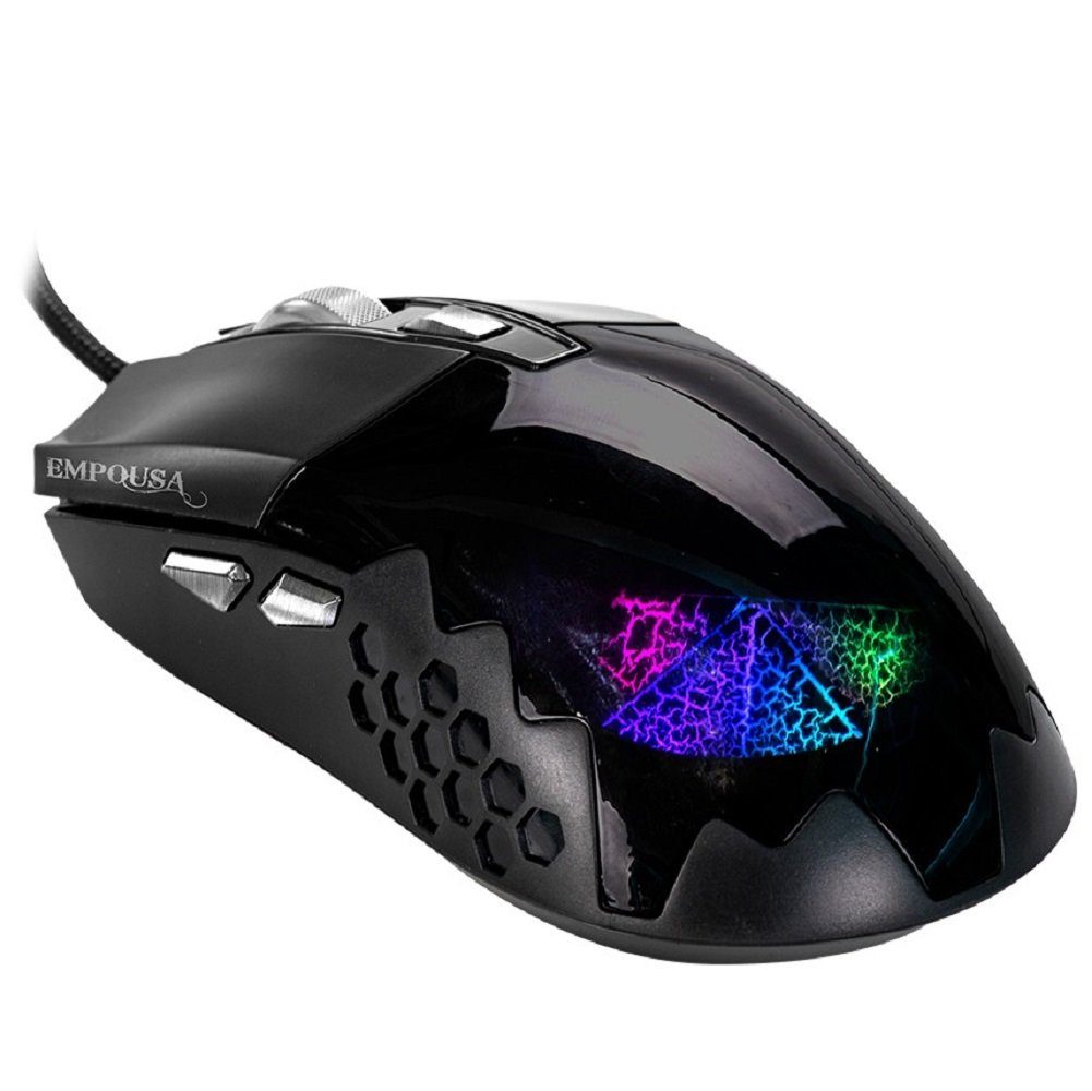 INCA Gaming Maus IMG-355GX 3D RGB Licht 7200 DPI, RGB, 6 Tasten, USB Gaming-Maus