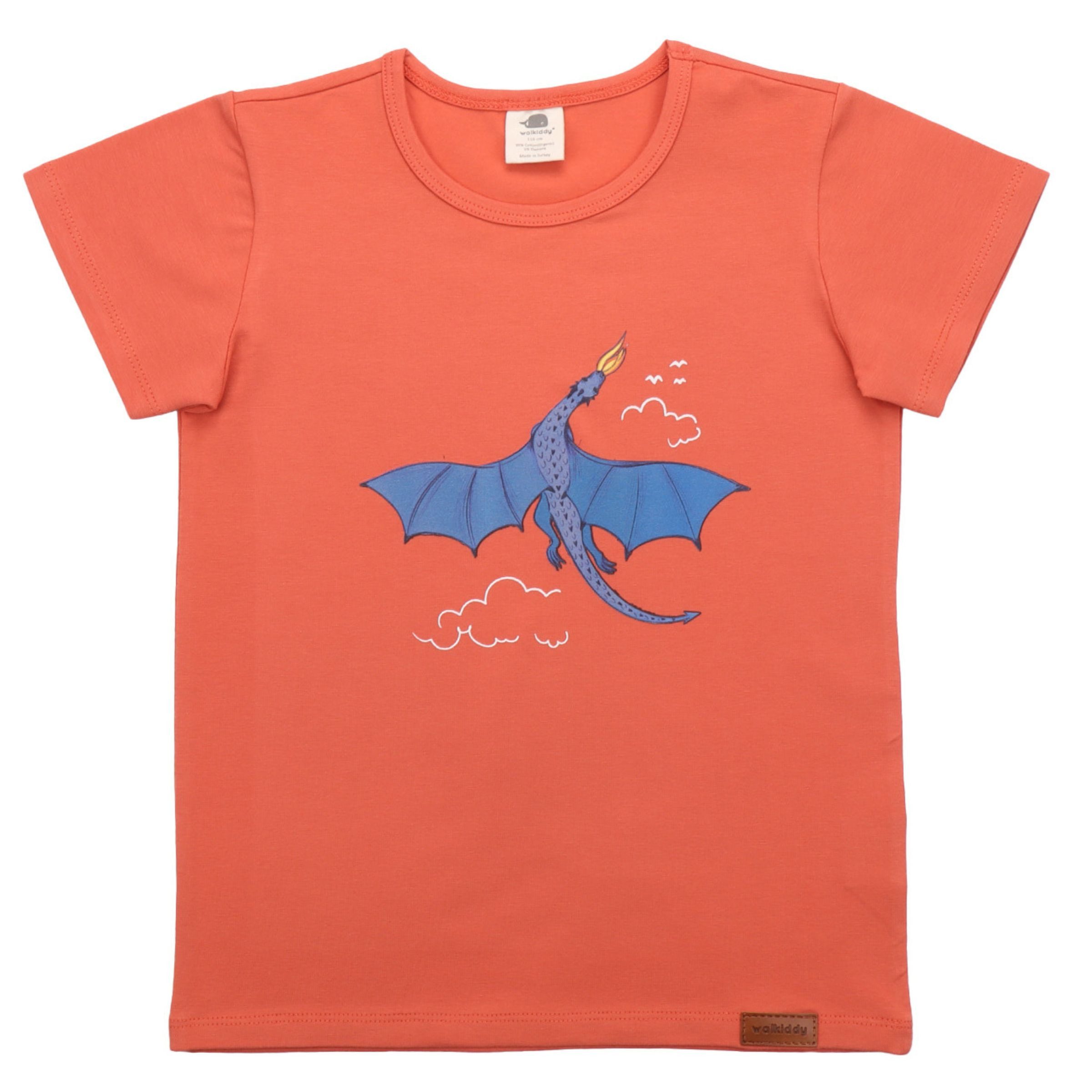 Walkiddy T-Shirt Walkiddy T-Shirt Rot Dragons Drachen 146