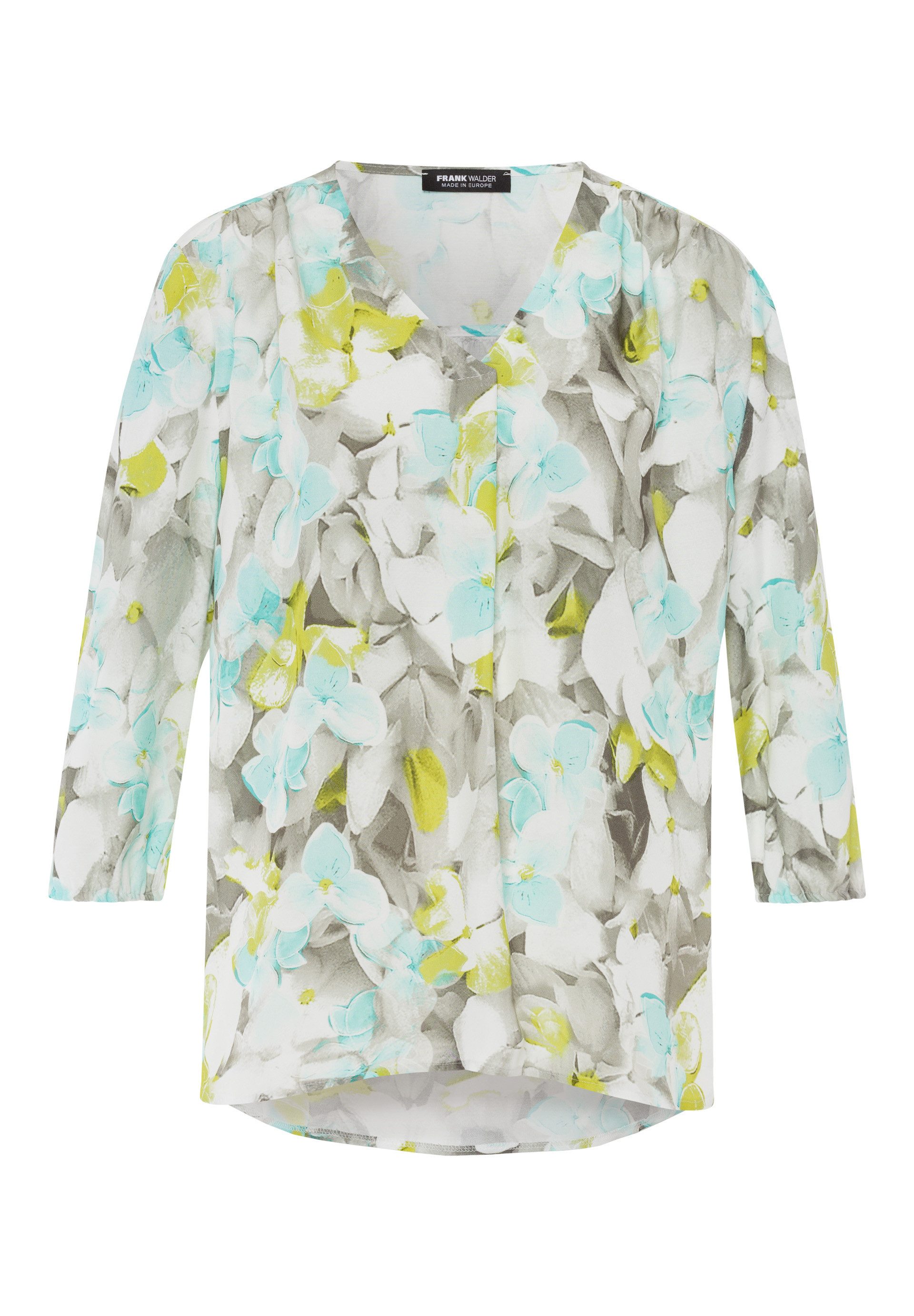 Langarmbluse mit sommerlichem Print