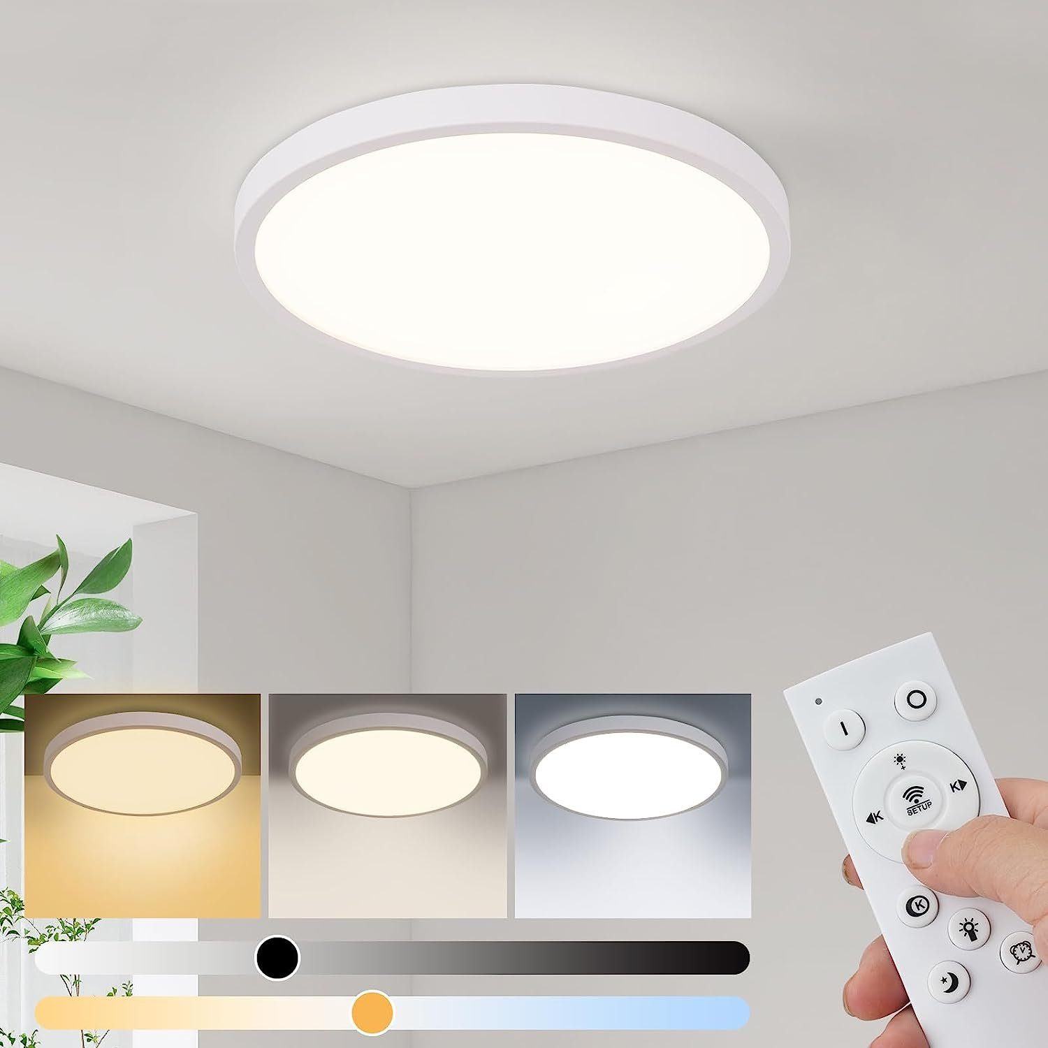 LED Wohnzimmerlampen mit Fernbedienung online OTTO | kaufen