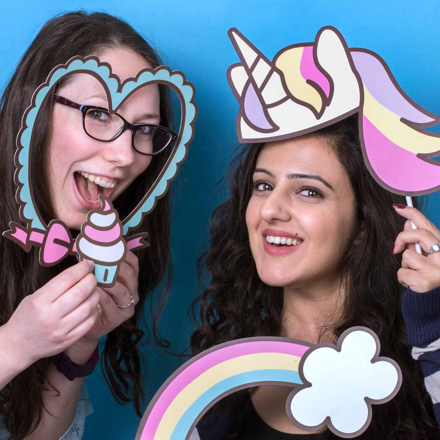 Pusheen Fotohintergrund Pusheen Party - Selfie Foto Kit, 24-tlg.