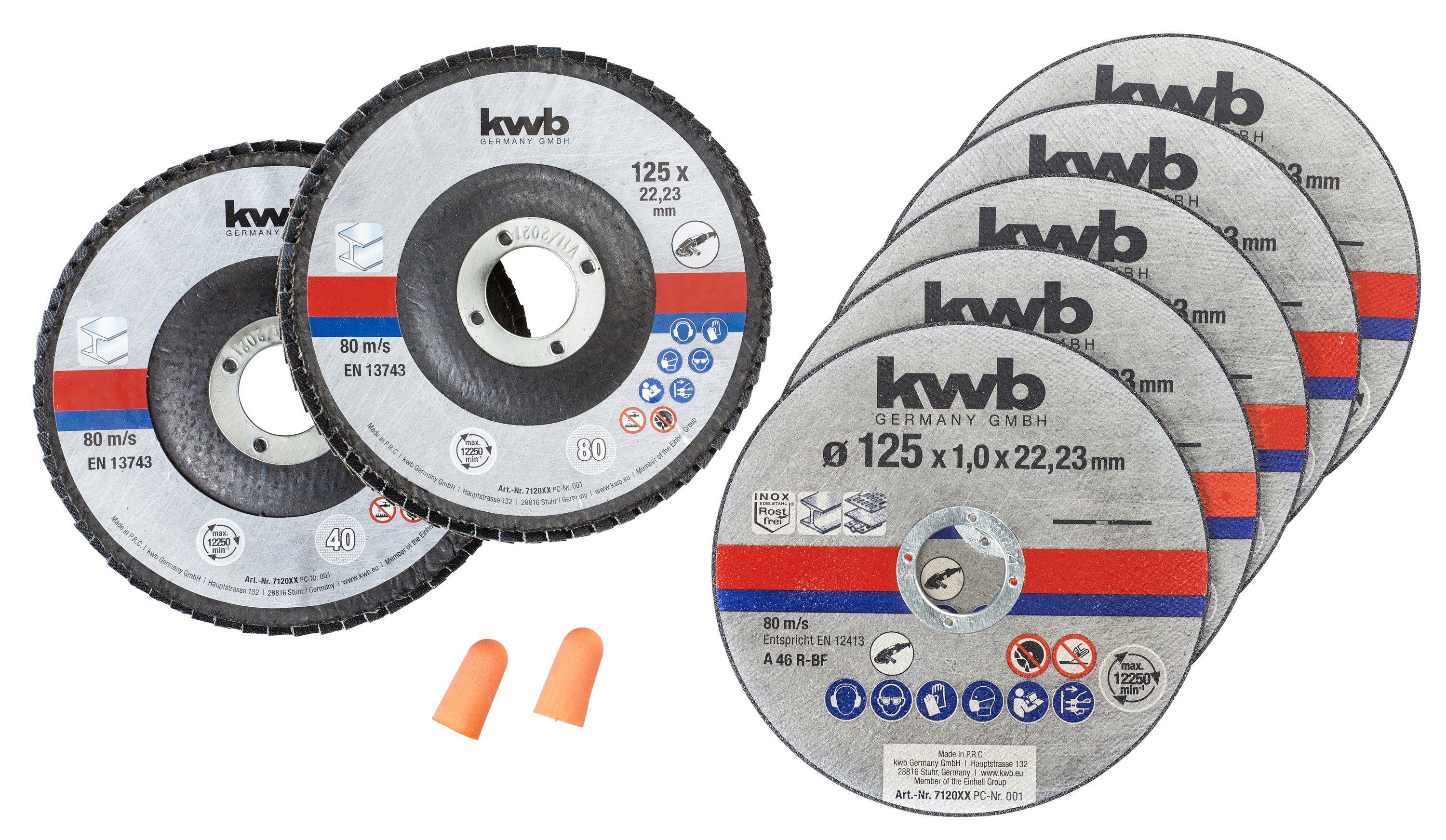 kwb Trennscheiben, Ø 125.00 mm, (7-tlg)