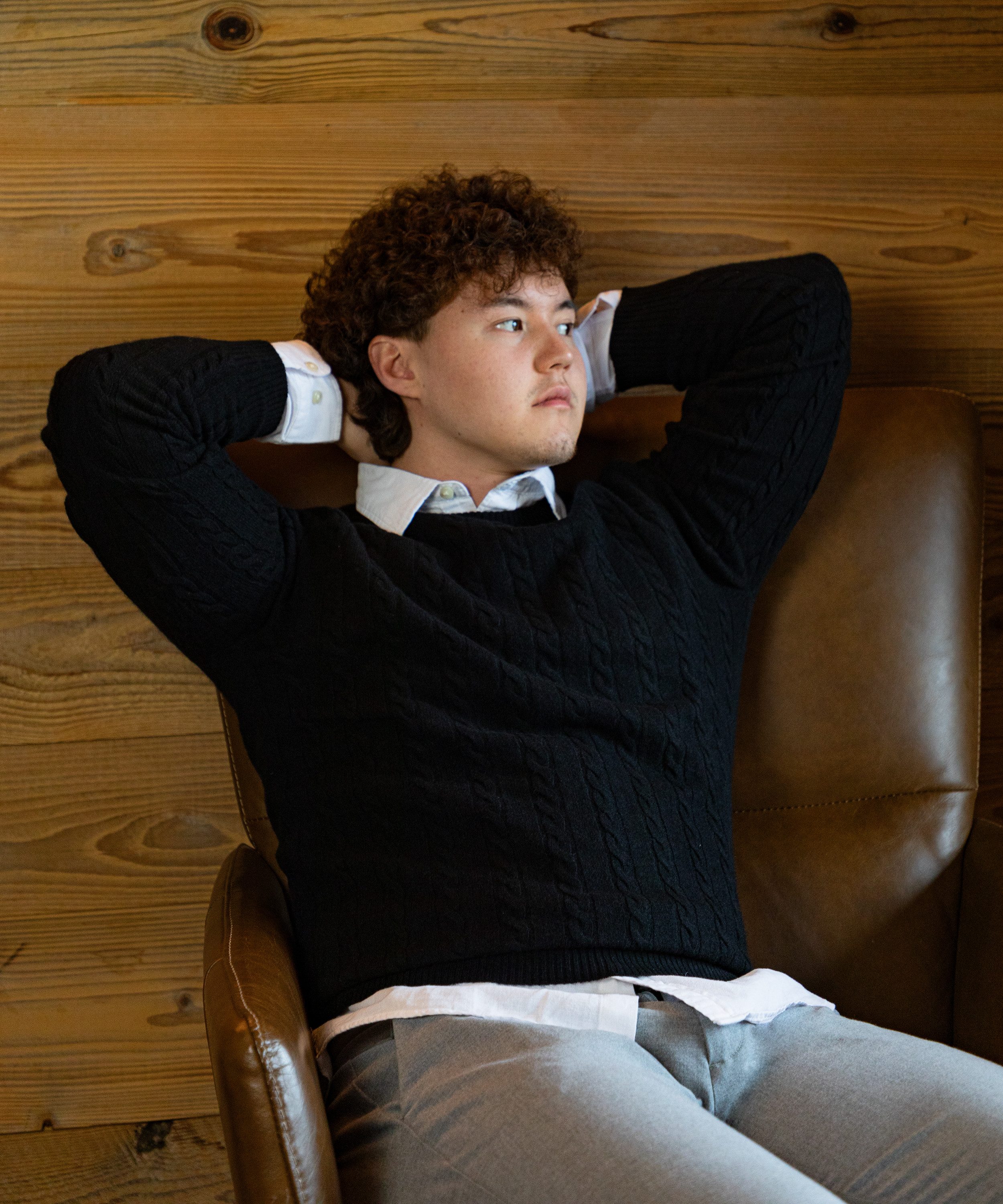 Ariun Kaschmirpullover Kaschmirpullover mit zeitlosem Zopfmuster