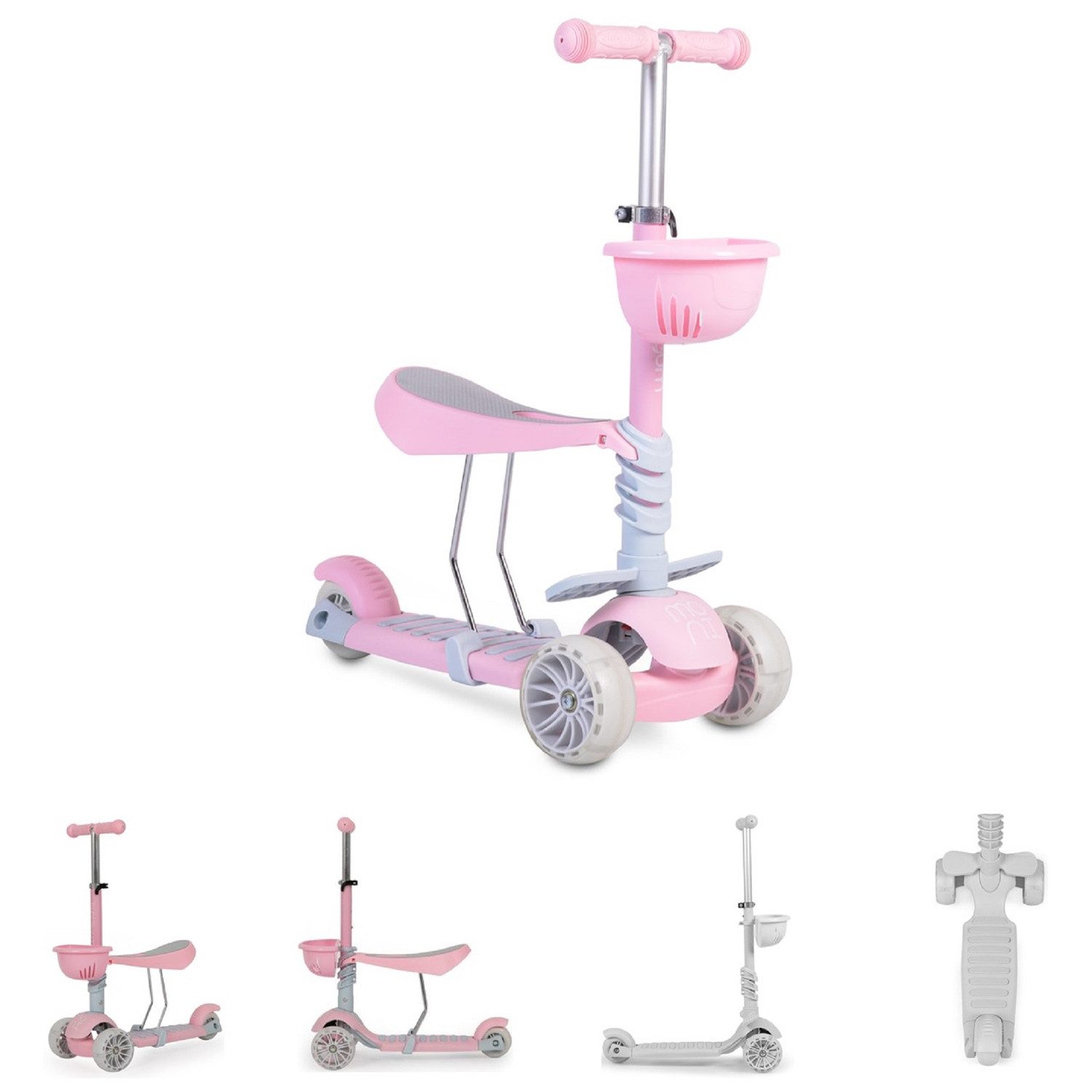 Cityroller Kinderroller, Bubblegum 2 in 1