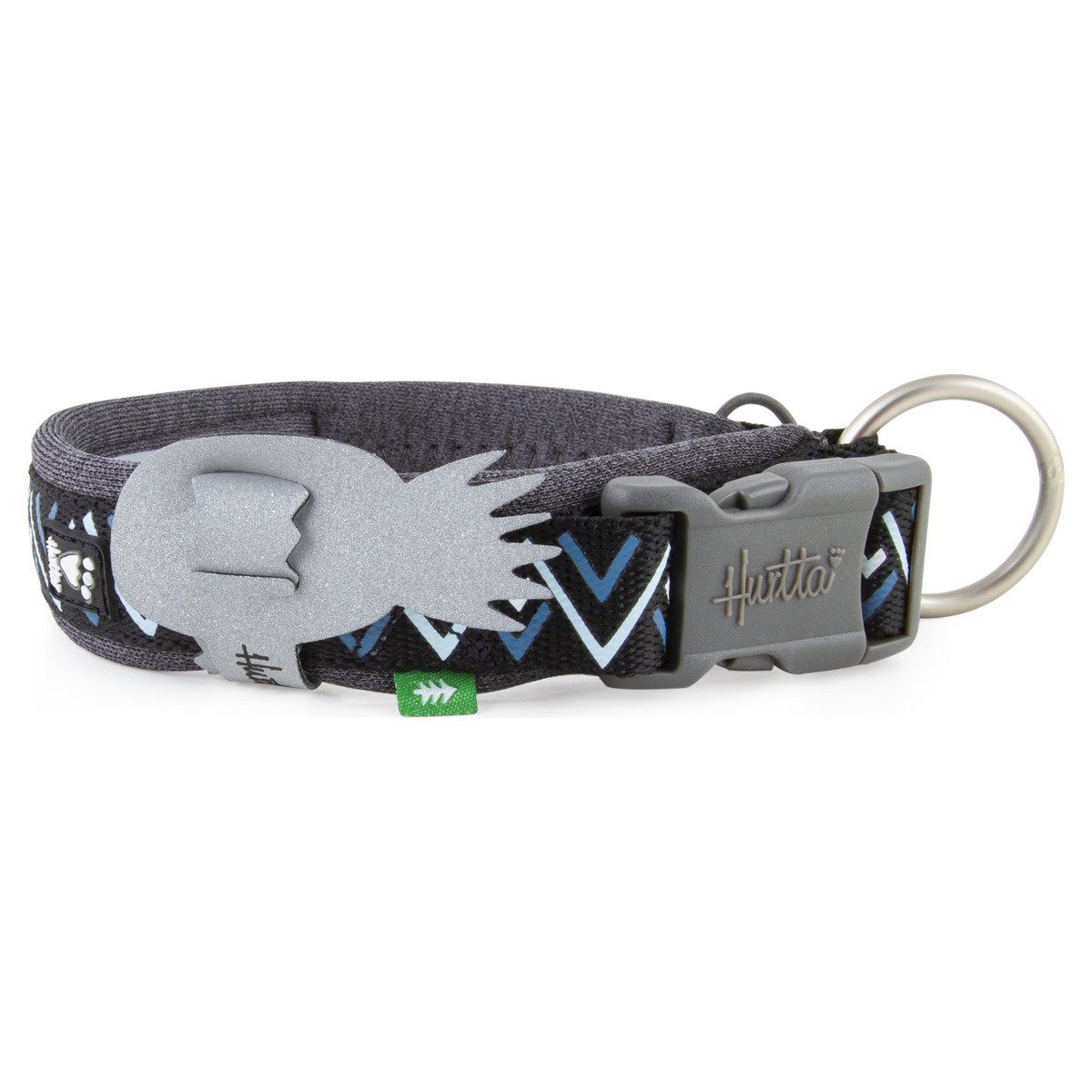 HURTTA Hunde-Halsband Razzle-Dazzle Halsband blackberry (schwarz)