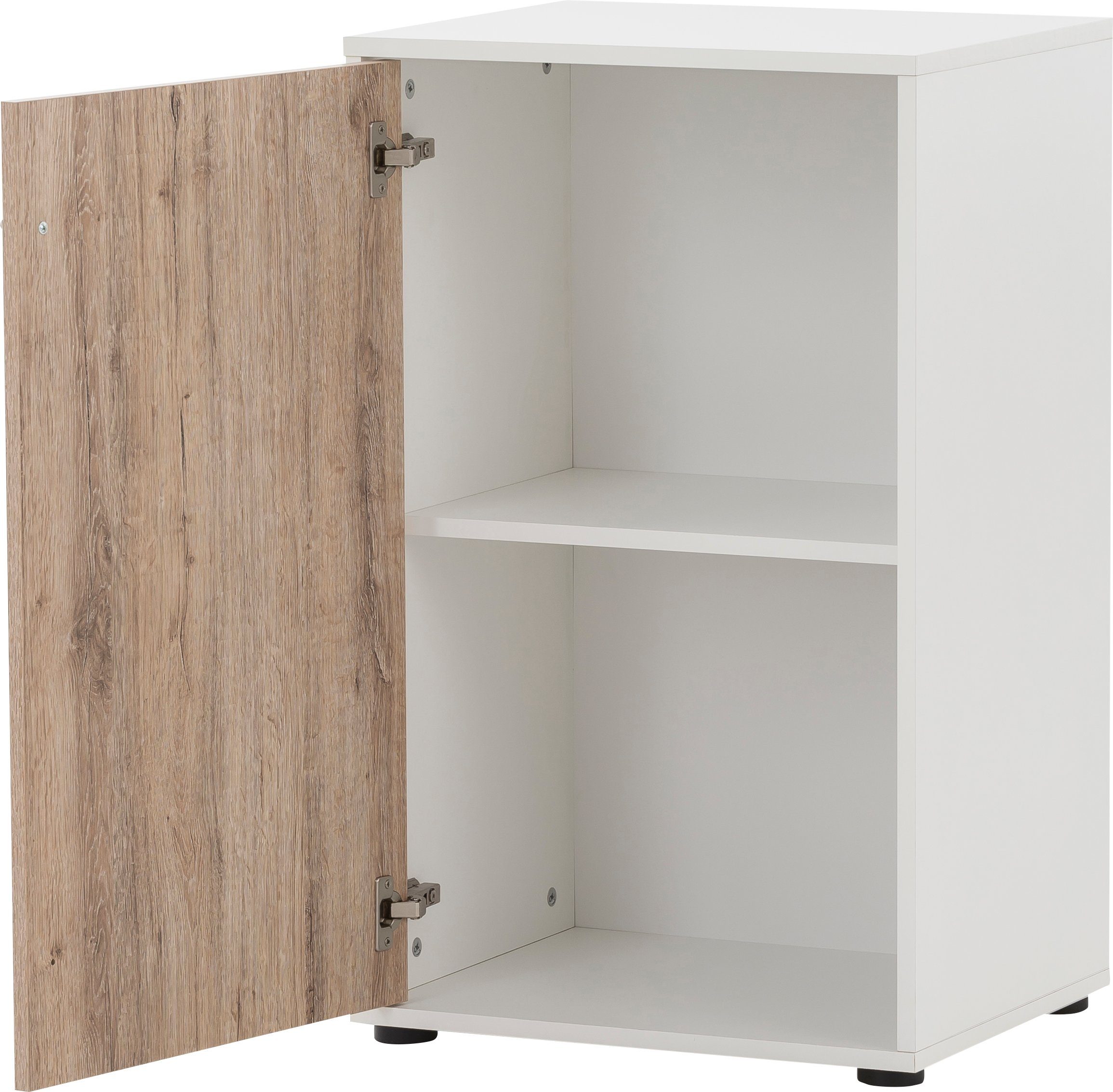 Schildmeyer Aktenschrank Serie 400 weiß/wildeichefarben