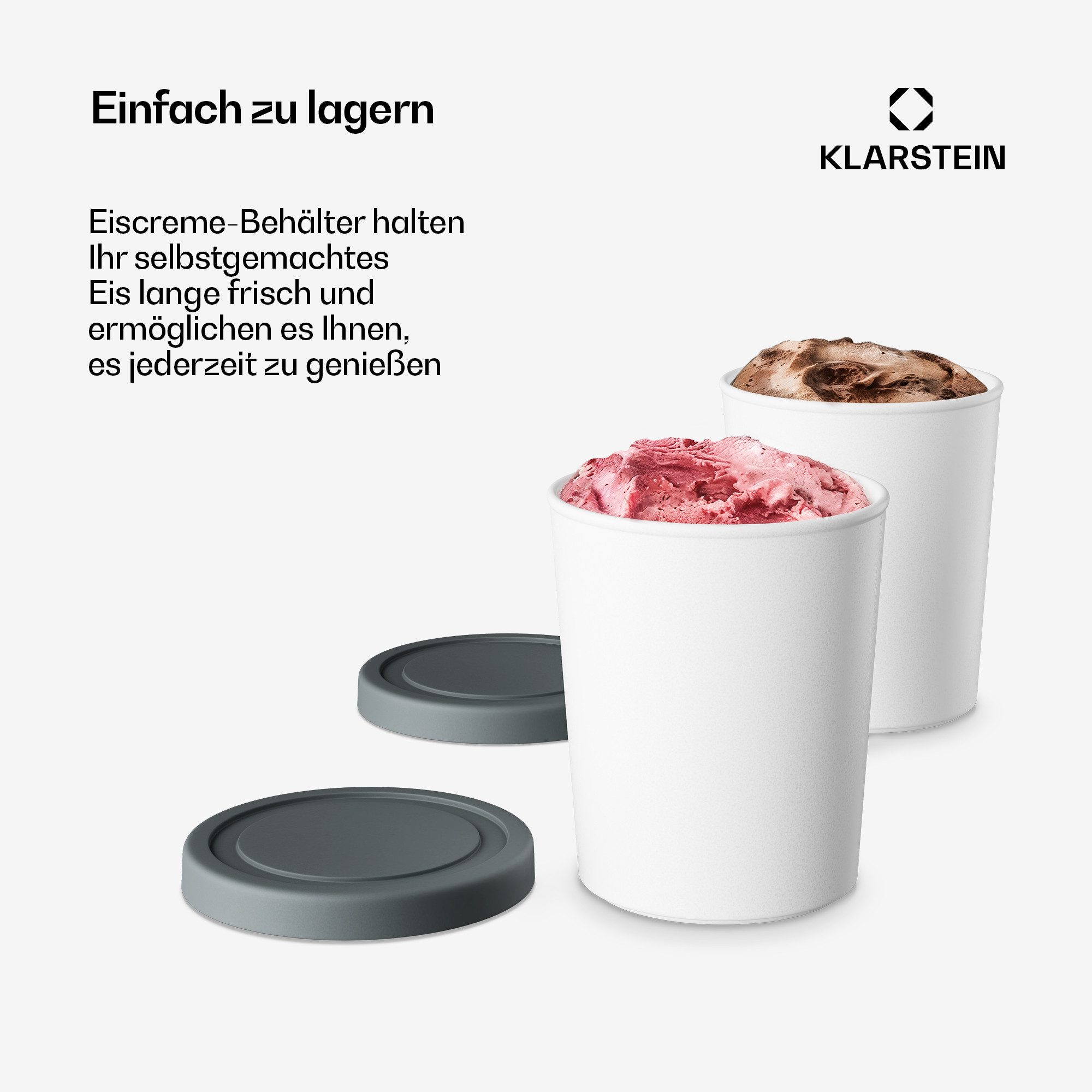 Klarstein Eismaschine FrostFusion Evo