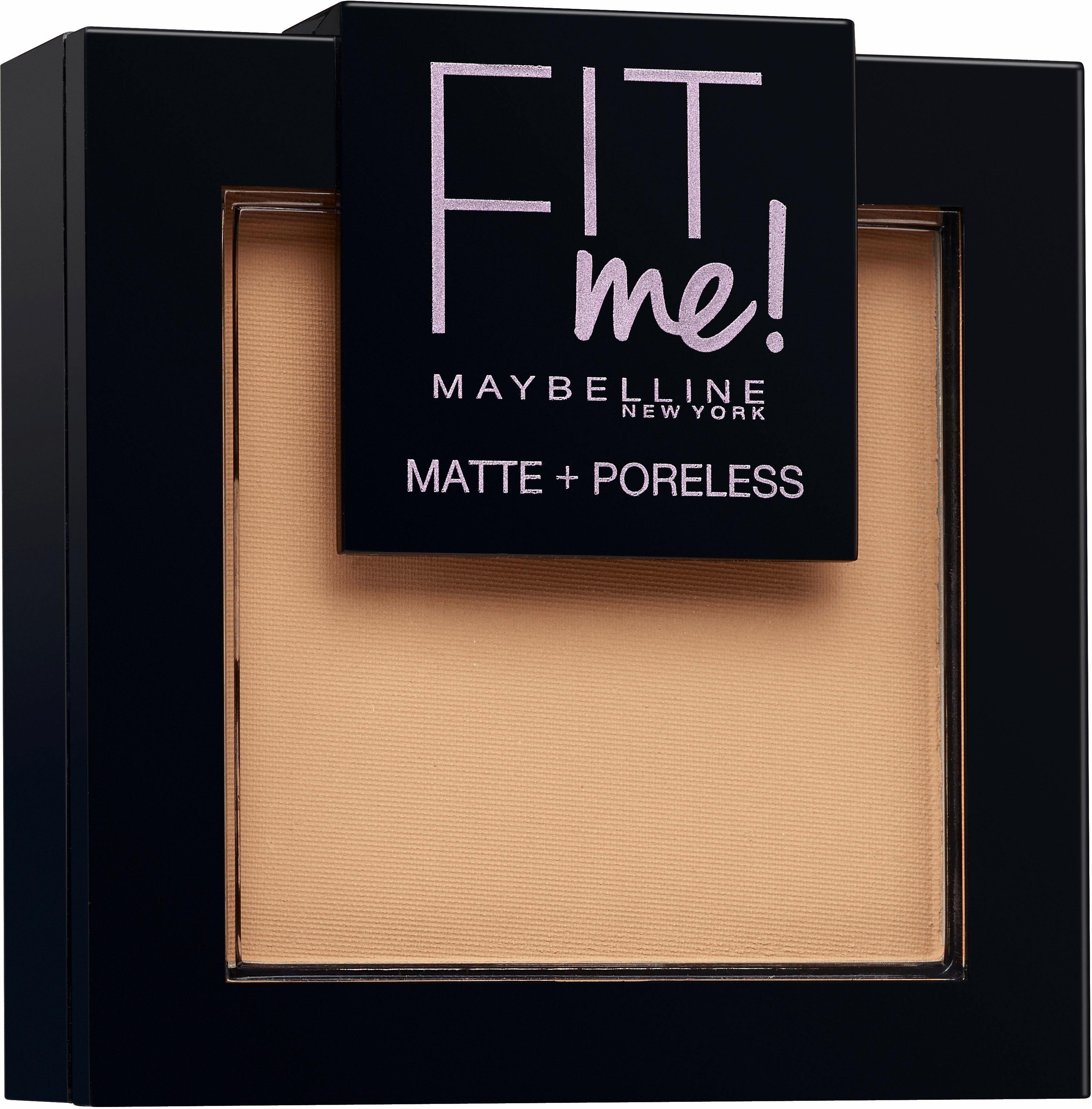 MAYBELLINE NEW YORK Puder FIT ME, matte + poreless