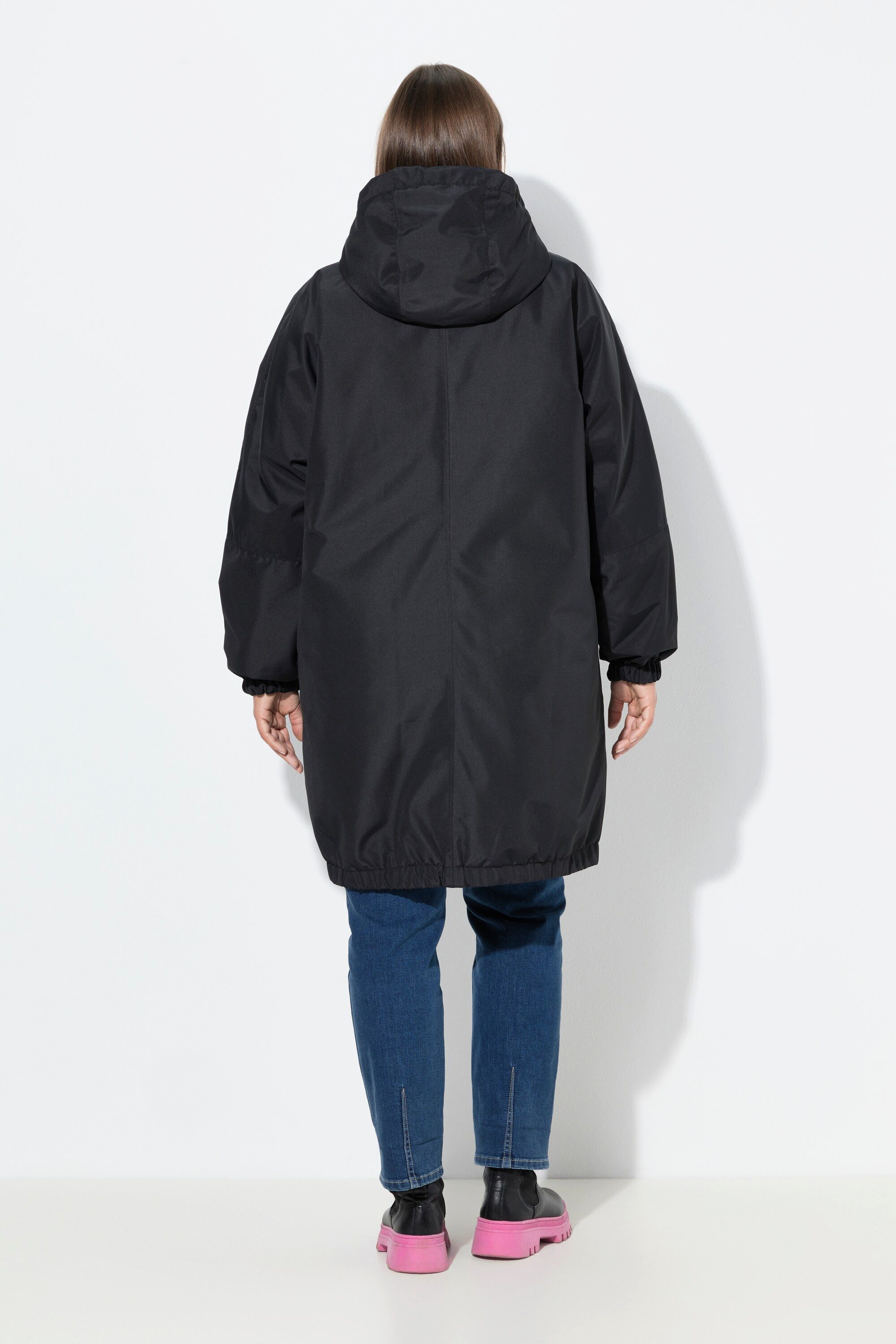 Laurasøn Wintermantel Funktionsmantel zum Wenden oversized Kapuze