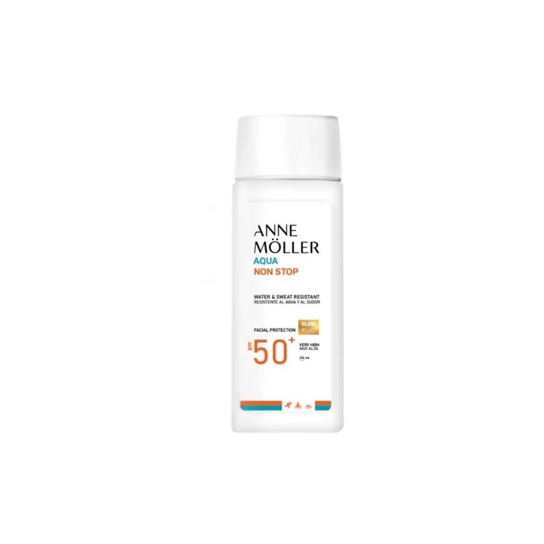 Anne Möller Sonnenschutzfluid A.Moller Non Stop Aqua SPF50 75 ml Glow
