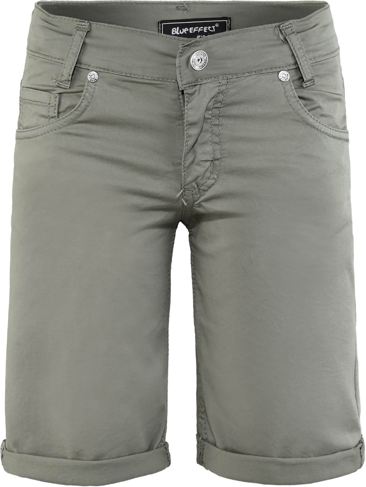 BLUE EFFECT Shorts wide fit - Plus Größe schilfgrün