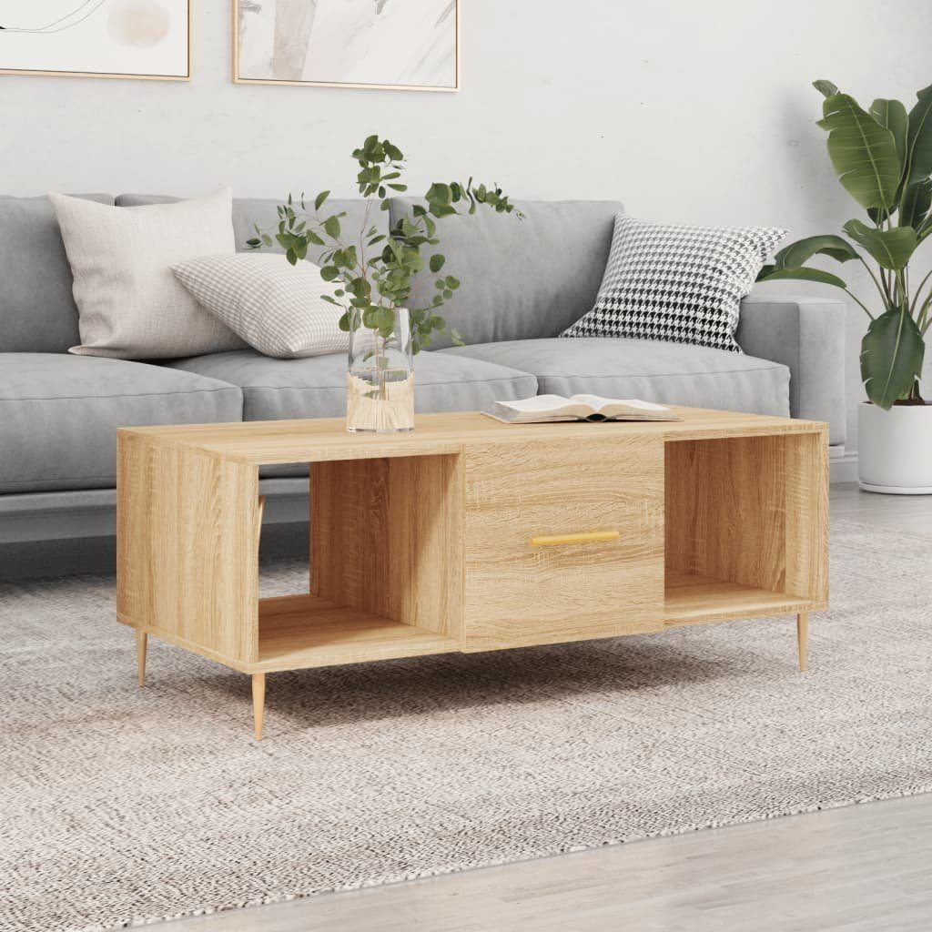 vidaXL Couchtisch Couchtisch Sonoma-Eiche 102x50x40 cm Holzwerkstoff (1-St) Sonoma Eiche | Sonoma Eiche