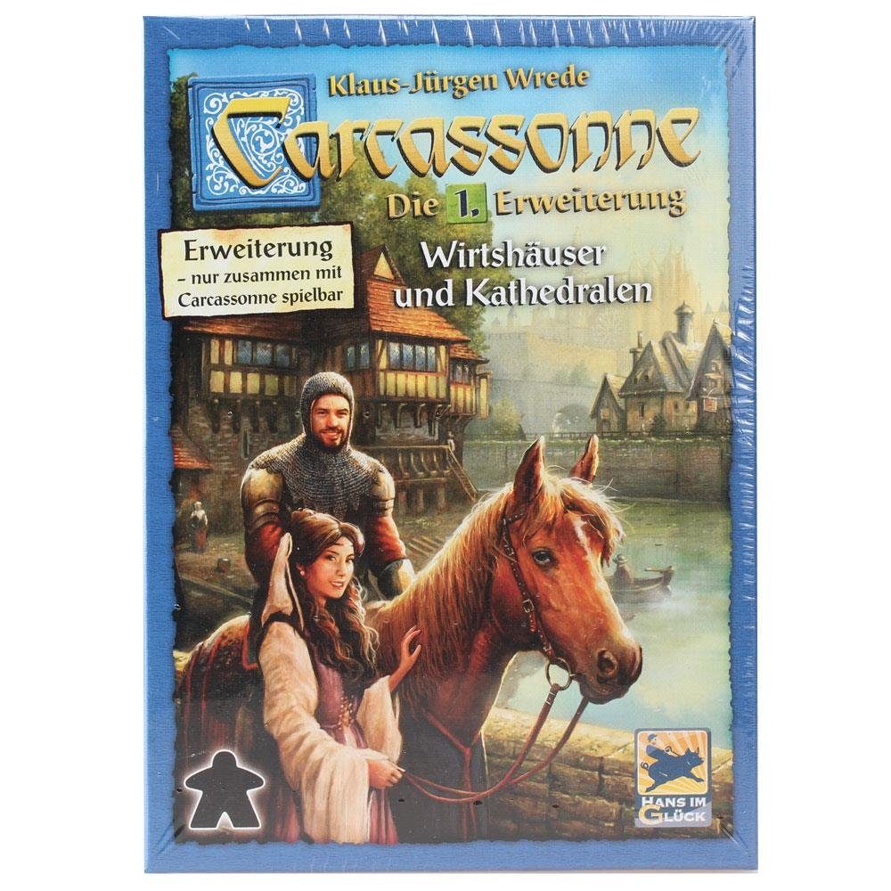 Hans im Glück Spiel Carcassonne - Wirtshäuser und Kathedralen 1. Erw.