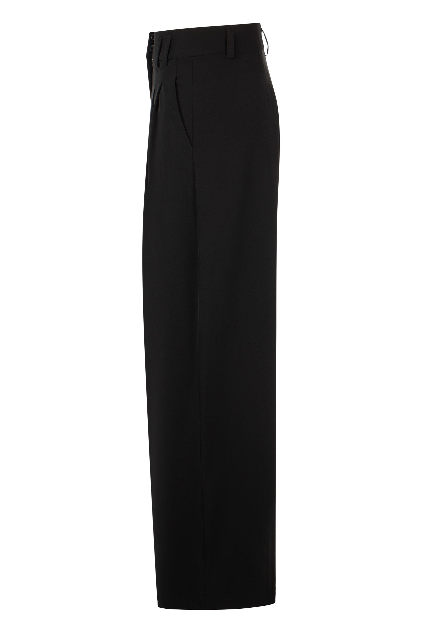 Raffaello Rossi Bügelfaltenhose Raffaello Rossi Hose Mayla light summer - schwarz (1-tlg)
