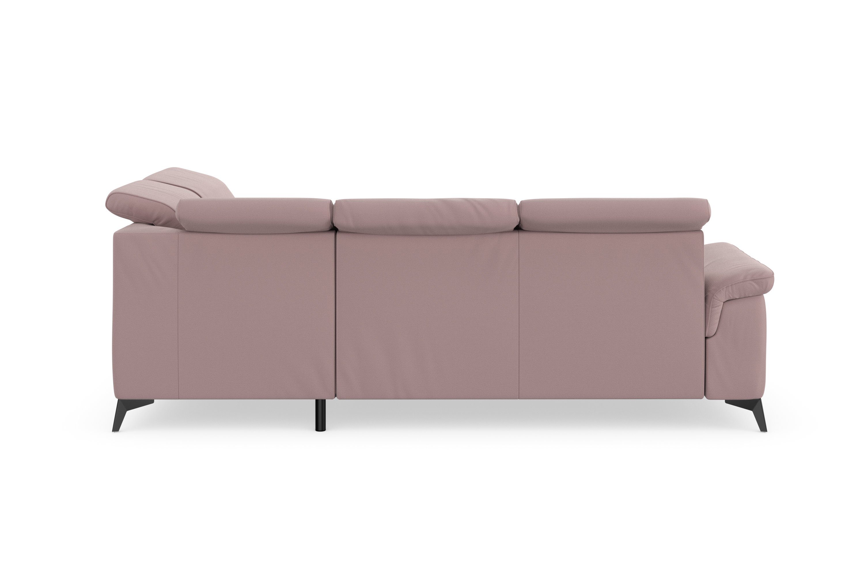 mane, optional mit mit Kopfteilverstellung Ecksofa Armteilfunktion sit&more Sinatra, und