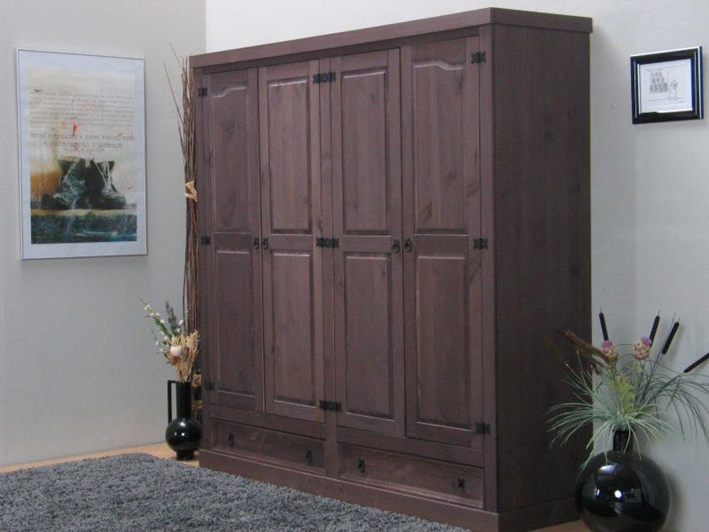 ebuy24 Kleiderschrank New Mexico kleiderschrank 4-trg. günstig online kaufen