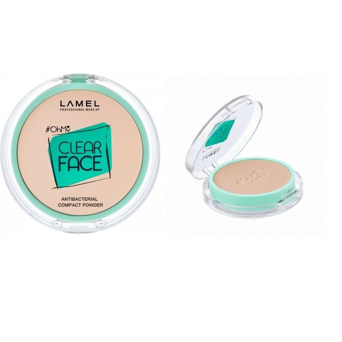 LAMEL Puder LAMEL OhMy Clear Face Antibakterielles Kompaktpuder Nr. 405 6g