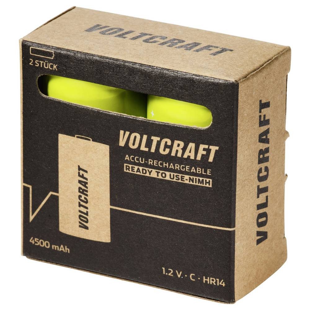 VOLTCRAFT Baby (C)-Akku NiMH 4500 mAh 1.2 V Ready to use 2 St. VC-17275485 Akku