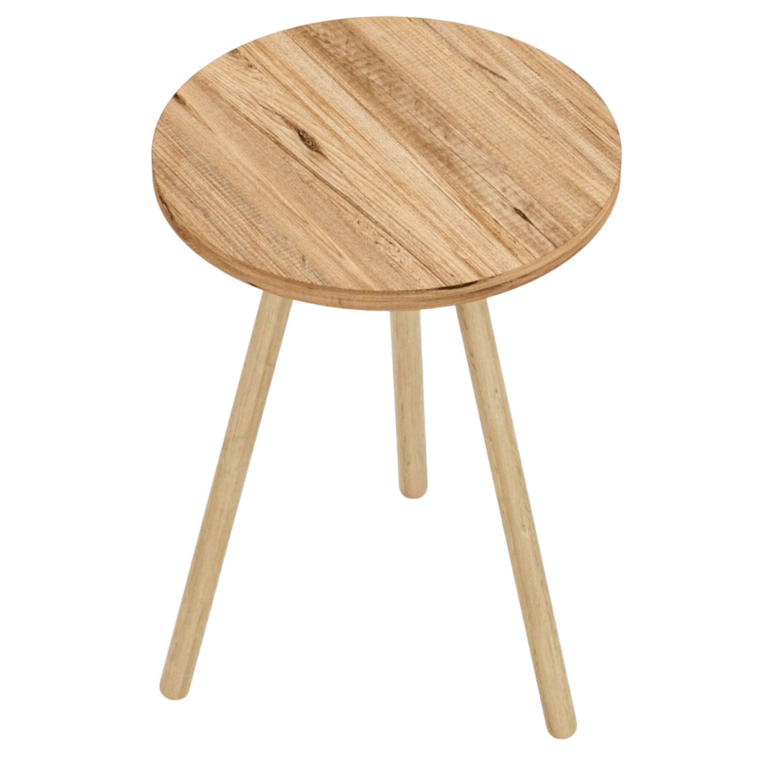 Jungengel Beistelltisch Kaffeetisch Dreibein 9x Farben Holz Ablagetisch Nachttisch Rundtisch, Vintage & Retro, Einfacher Aufbau, TSE, ISO 9001 und FSC. Reduzierter Preis € 29,90. Unverbindliche Preisempfehlung € 49,90