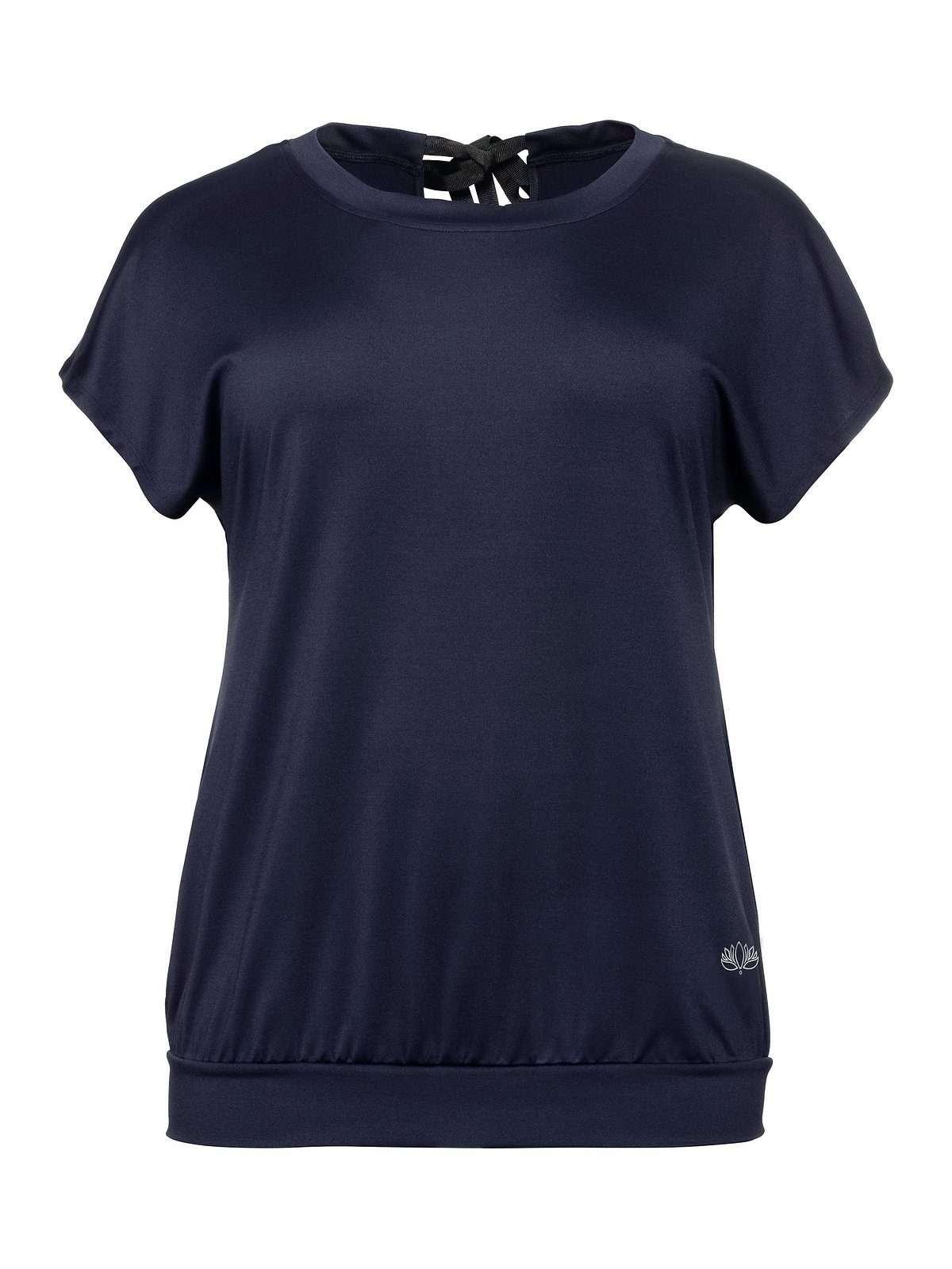 Sheego T-Shirt Funktionsmaterial Große Größen aus marine