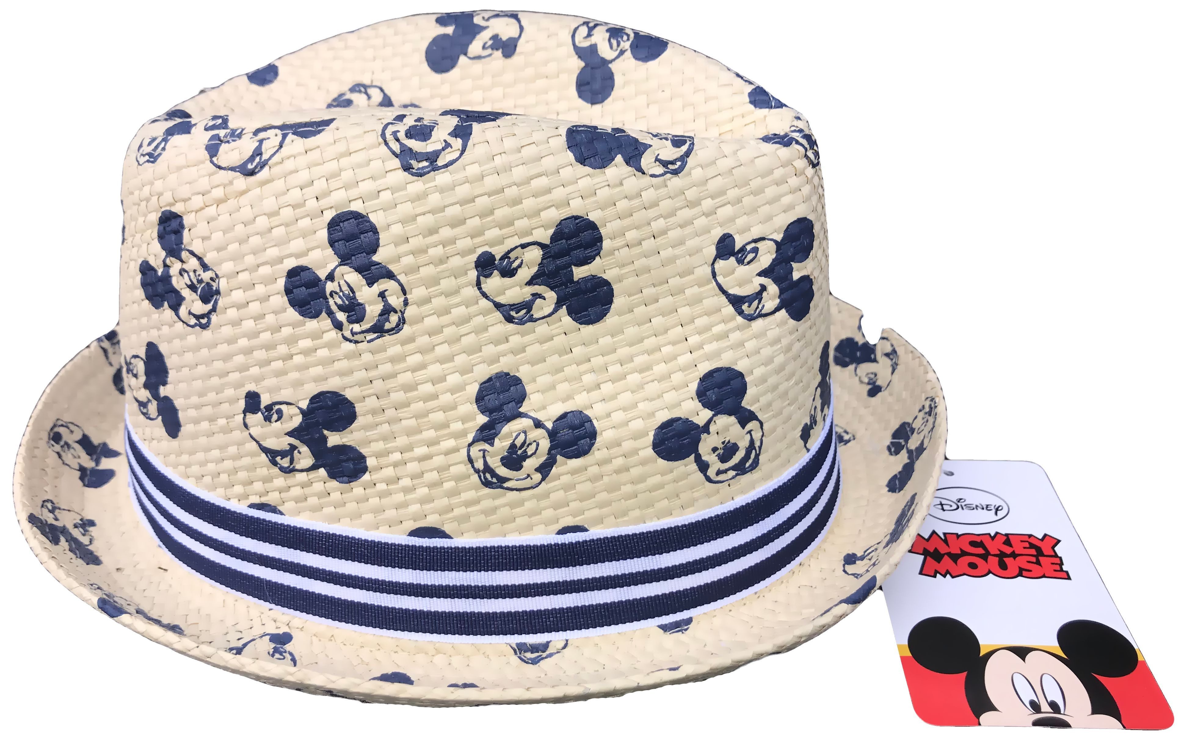 Disney Mickey Mouse Strohhut Mickey Mouse Kinder Hut Sonnenschutz Jungen + Mädchen