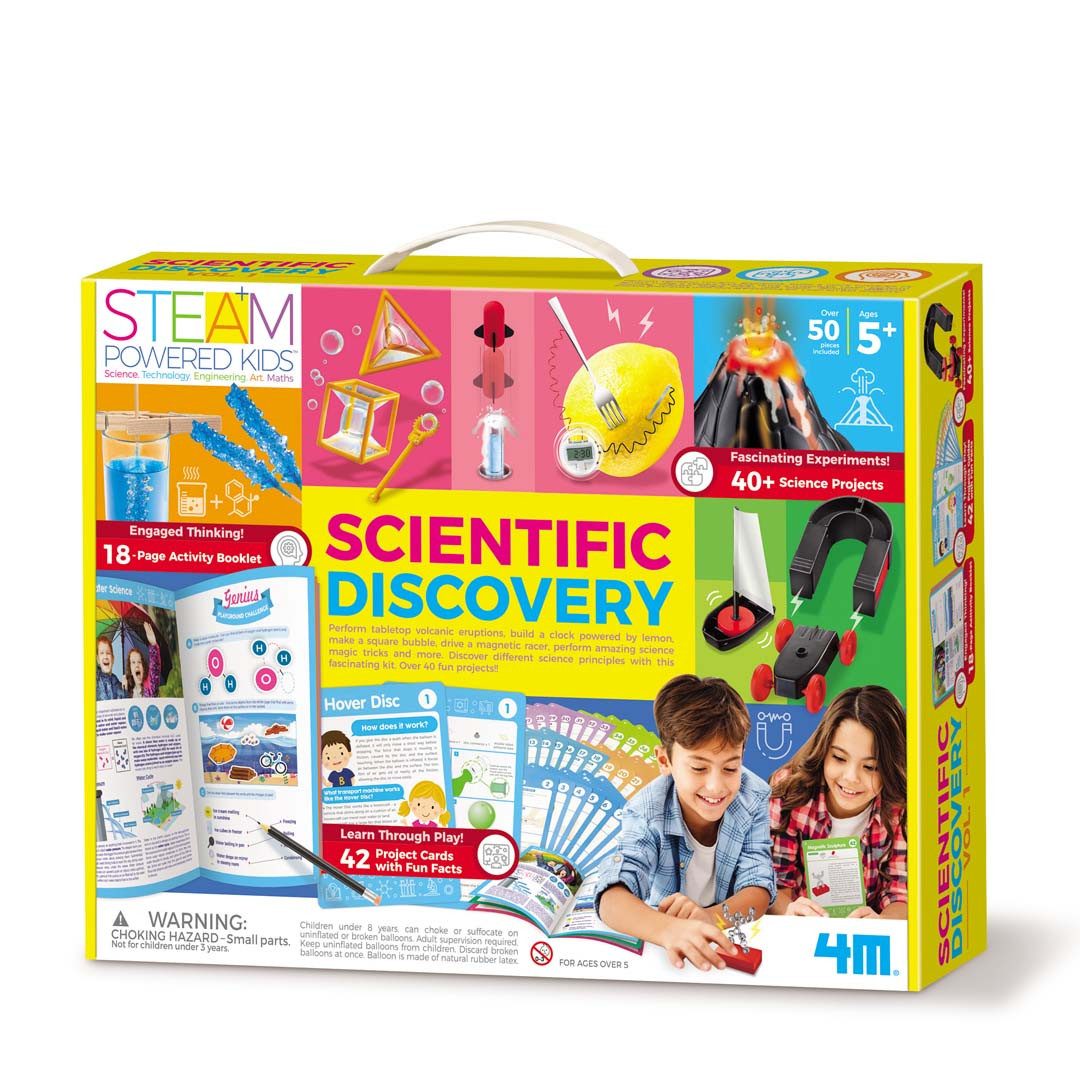 4M Experimentierkasten STEAM Powered Kids, Wissenschaftliche Entdeckung