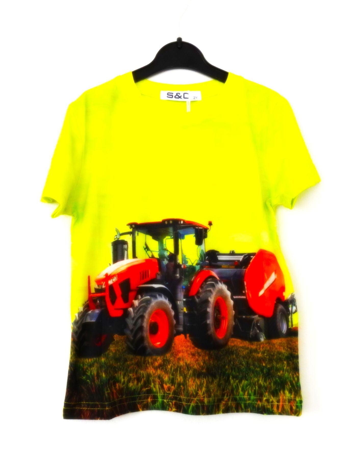 Squared & Cubed T-Shirt & Bermudas Roter Traktor