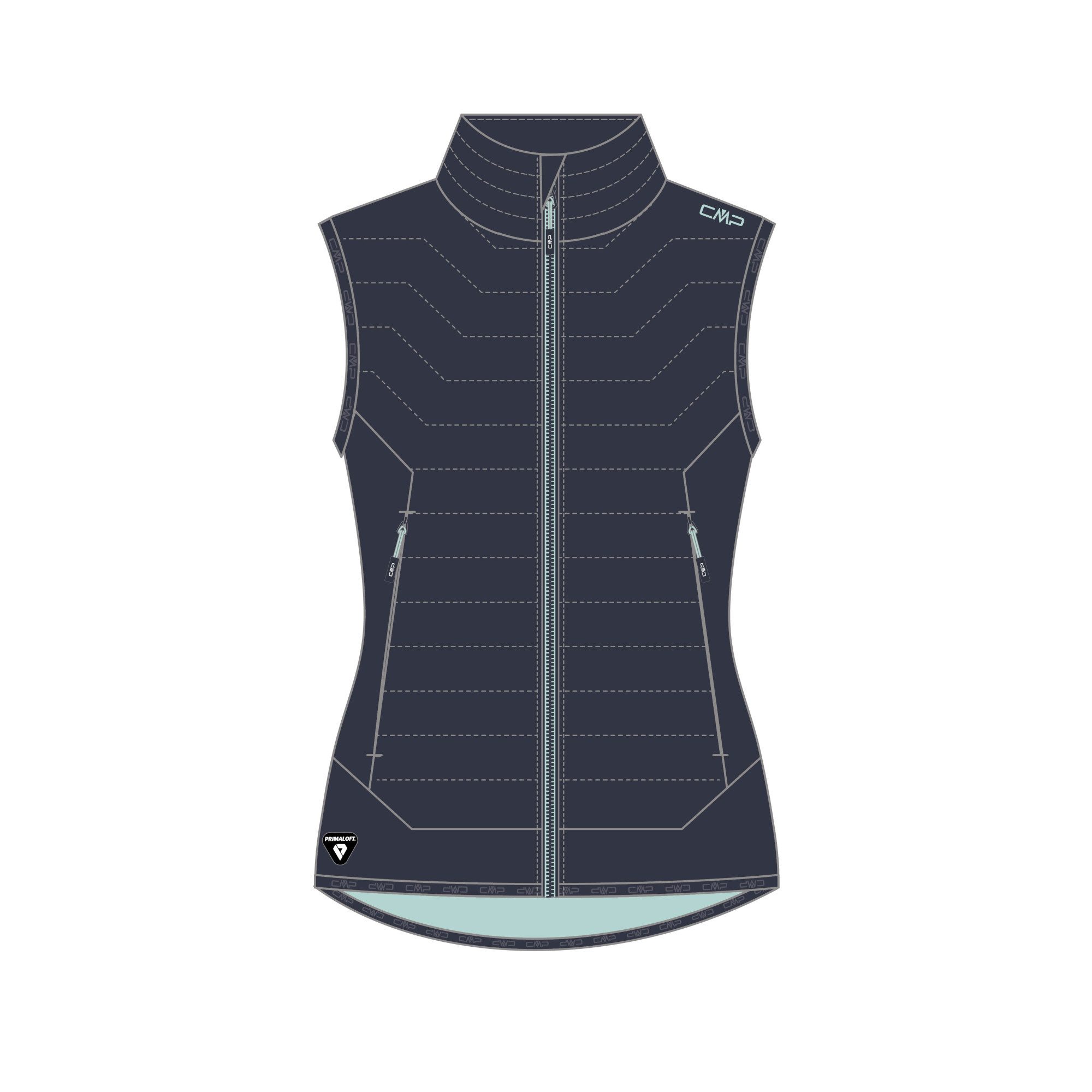 Funktionsweste CMP Damen Weste Woman Vest Hybrid 34Z2466