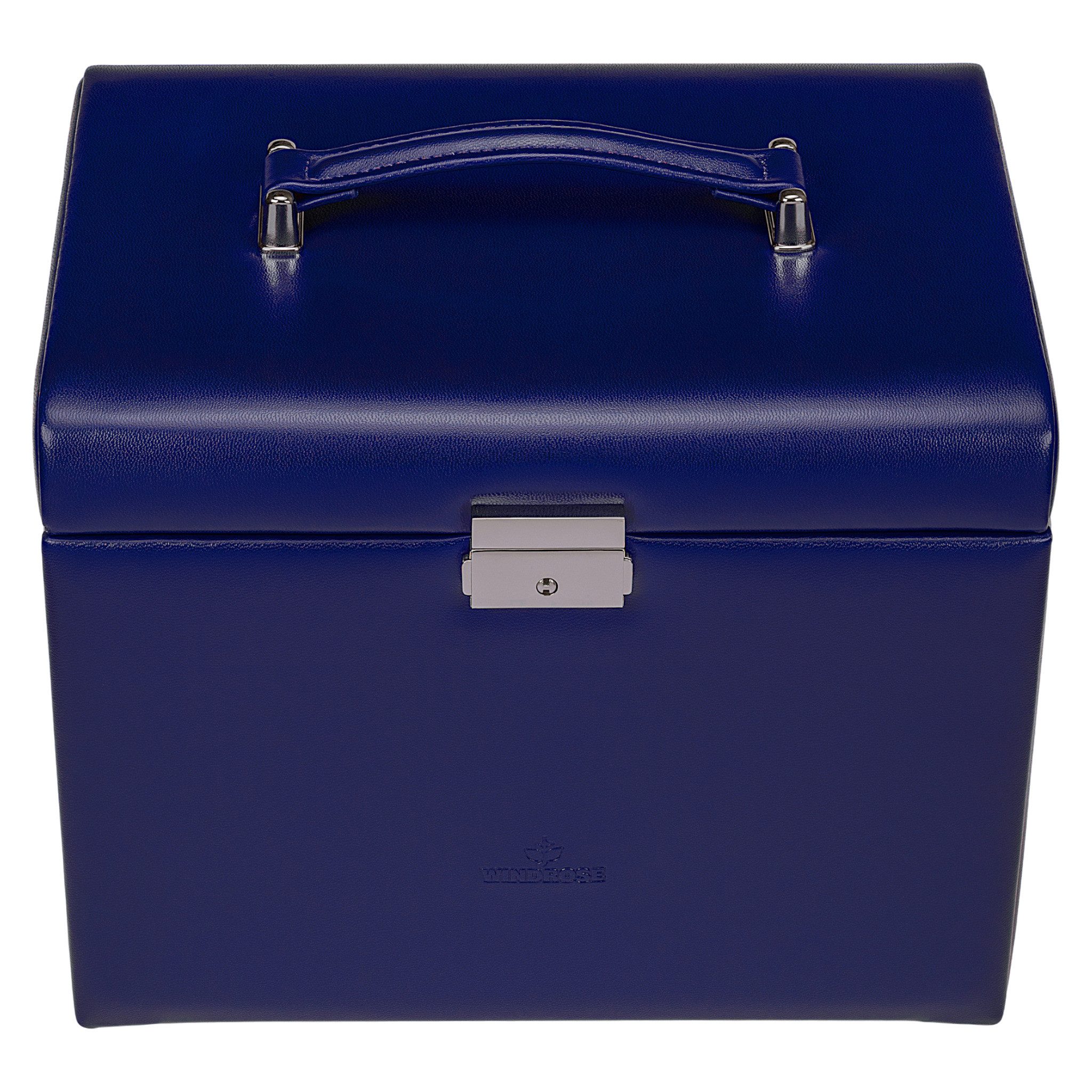 WINDROSE Schmuckkoffer 5 Etagen + Etui (Merino / Merino Moda)