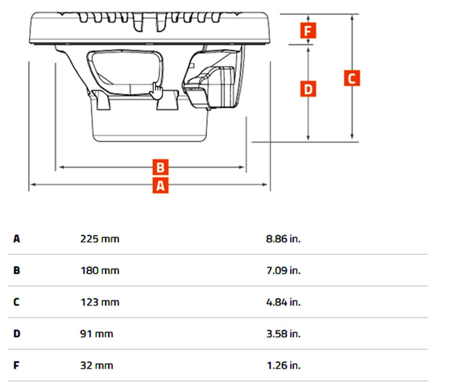 Hertz Hertz Marine HMX 8-TW Koax Lautsprecher 22,4 cm, weiß Verstärker