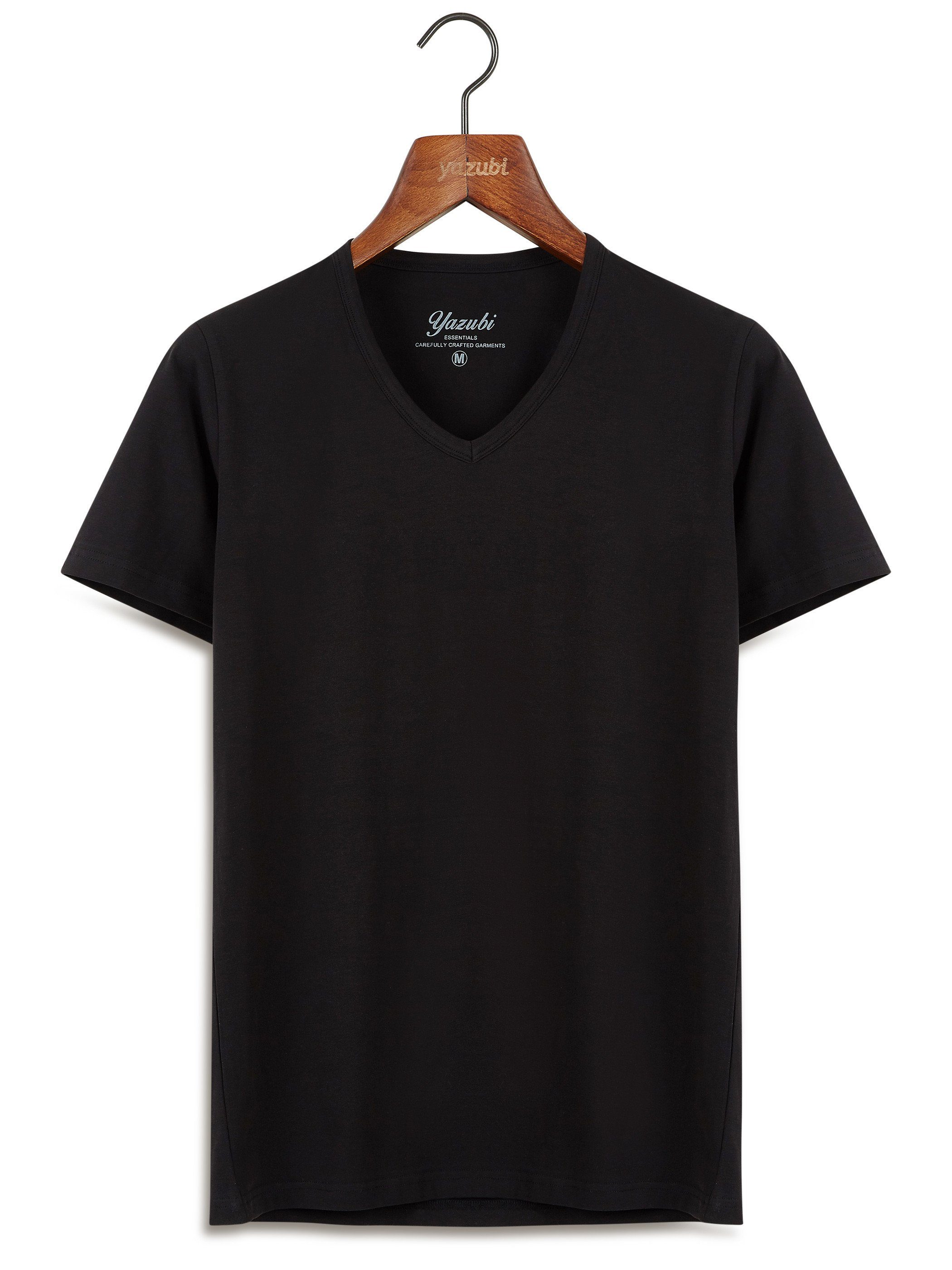 Yazubi T-Shirt modisches Shirt Mythic (Spar-Set, 5er-Pack) bequemes T-shirt mit V-Ausschnitt