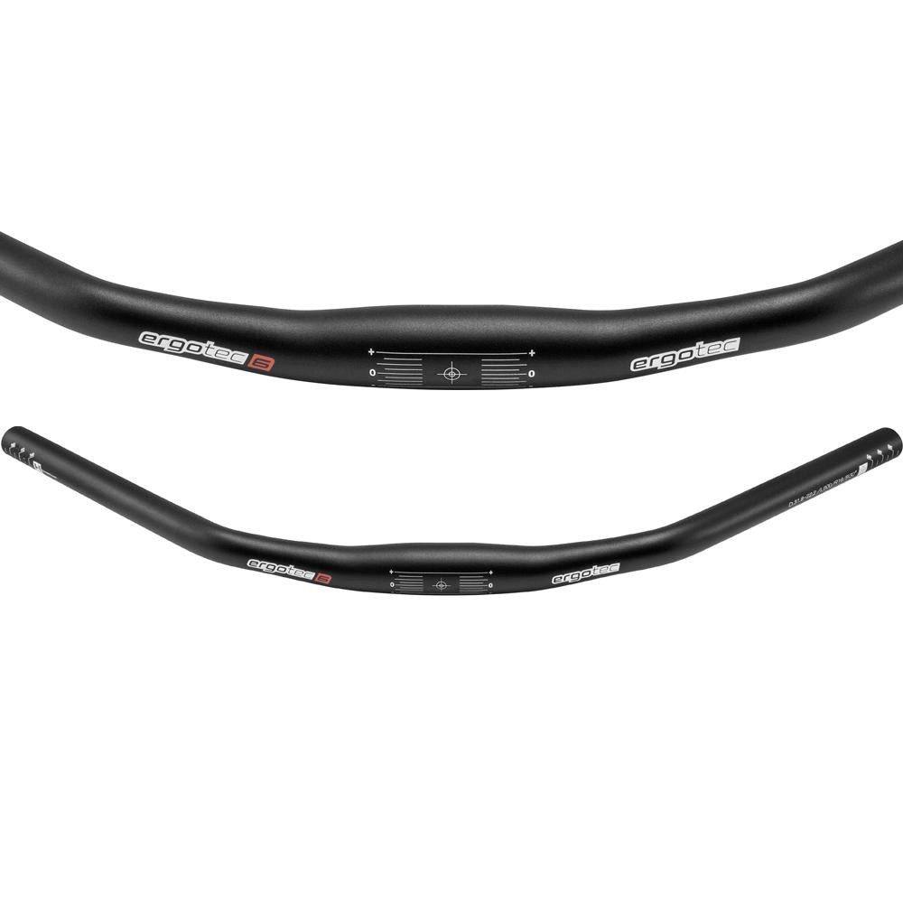 Ergotec Fahrradlenker Ergotec Lenker Bügel Lady Town Ø 31.8 mm 620 mm Höhe 16mm 30° schwarz