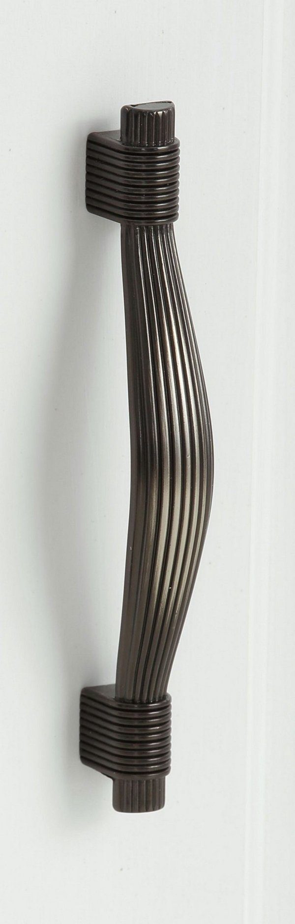 Vitrine (Trinidad) Feldmann-Wohnen Trinidad 85cm 4-türig grau weiß - Farbe wählbar
