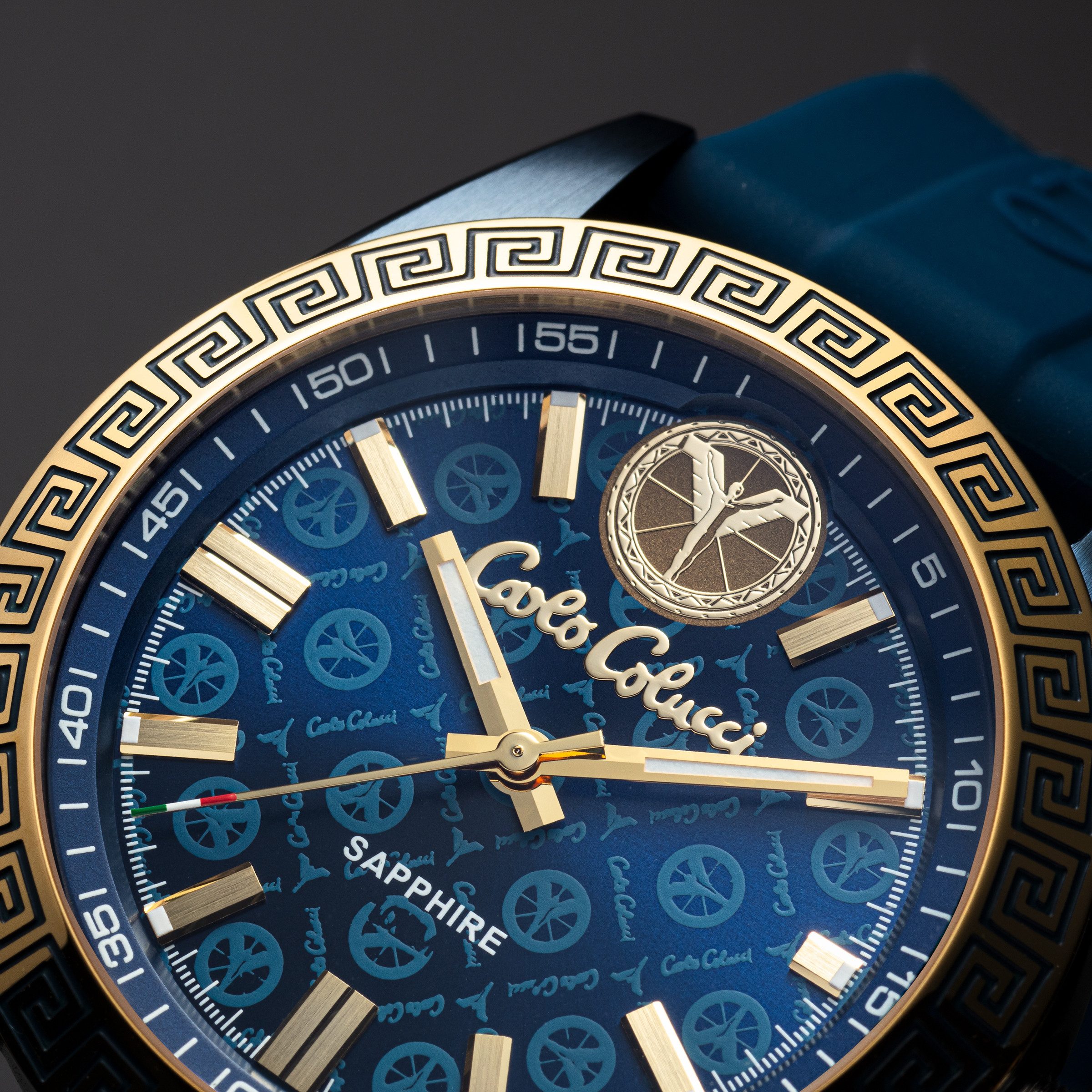 CARLO COLUCCI Quarzuhr Herrenuhr Herrenuhr 100% Edelstahl 42 Quarz Herren