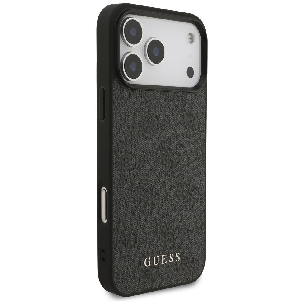 Guess Handyhülle Classic iPhone 18 Pro Max Schutzhülle Case Kunstleder Logo Metall 6,9 Zoll, Kantenschutz – Bild 4 von 5