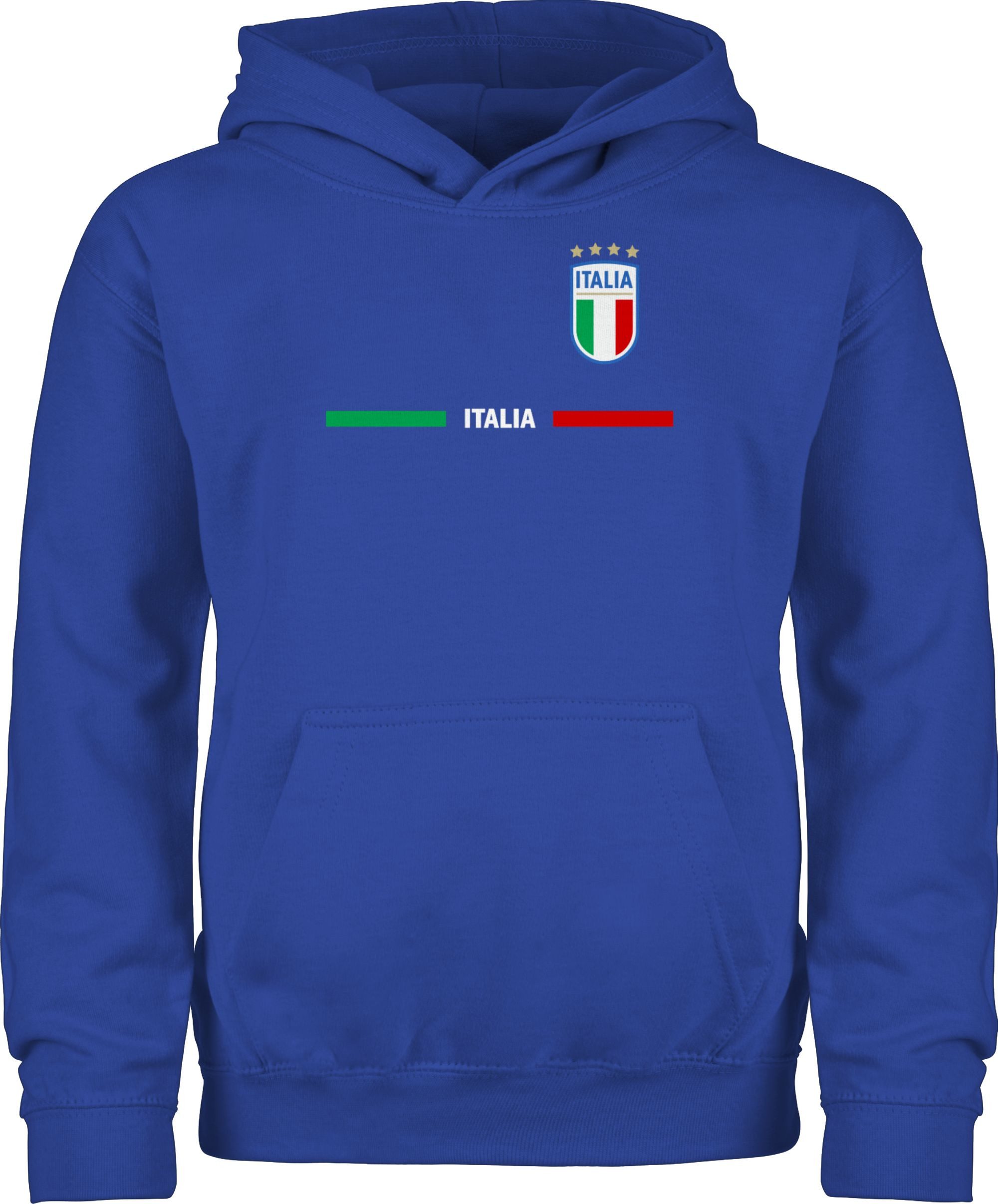 Shirtracer Hoodie Italien Trikot Wappen, Italia mit Stolz, Italienisches Fan-Motiv 2026 Fussball WM Fanartikel