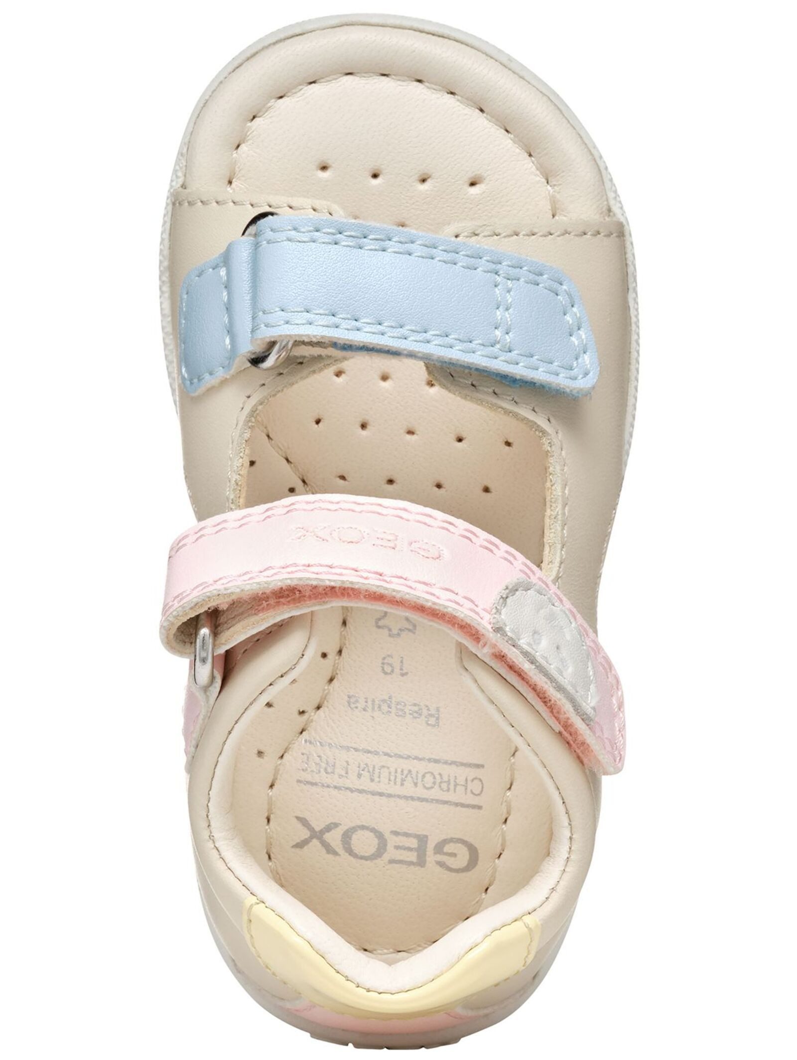 Geox Geox Sandalen Leder/Textil Riemchensandale