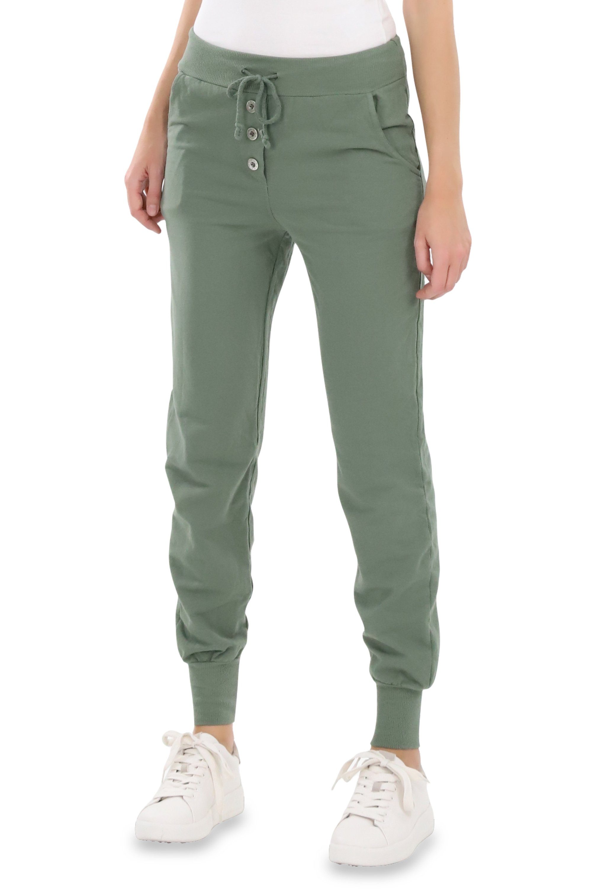 Sweathose malito Damen Jogginghose im Classic Look, Sporthose in Unifarben