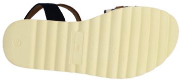 TOM TAILOR Riemchensandale, Sommerschuh, Sandalette, Barfußschuh, mit gestreifter Bandage