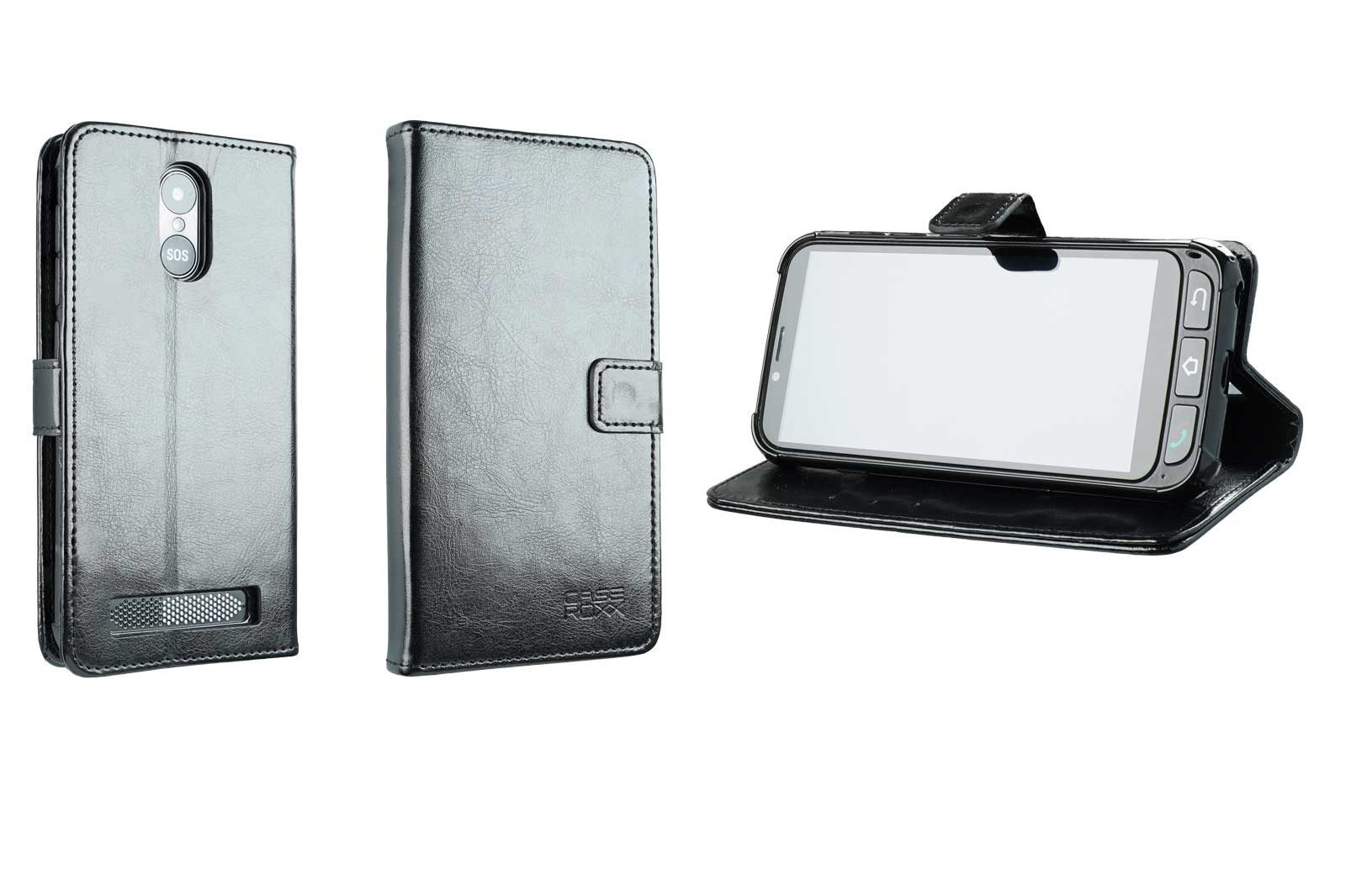 caseroxx Handytasche caseroxx Handytasche Bookstyle-Case für SPC Zeus 4G, (Einzelartikel, 1-tlg., Bookstyle-Case), mit Kreditkartenfächern