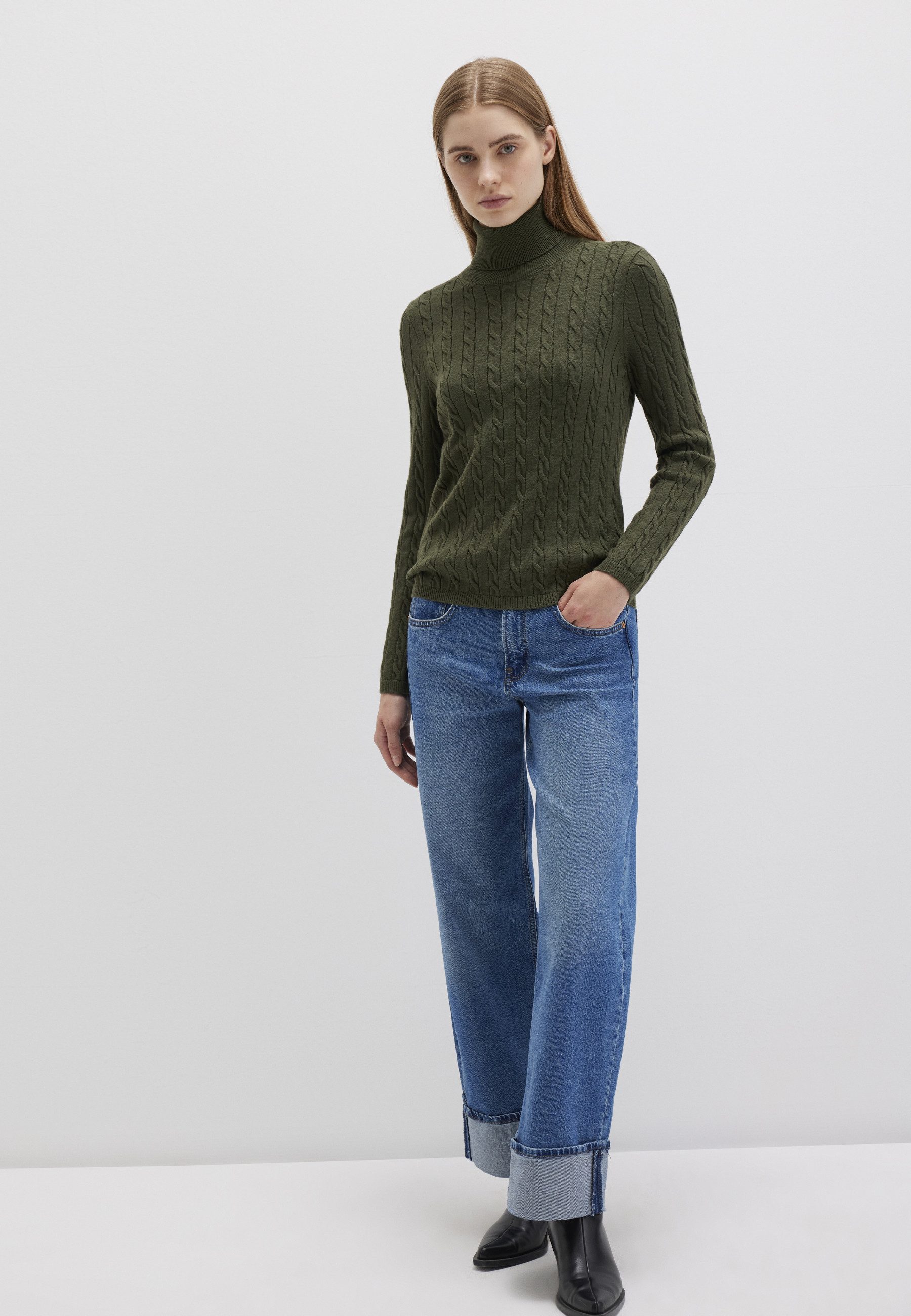 Mavi Вязаные свитера HIGH NECK SWEATER Пуловеры Rollkragen