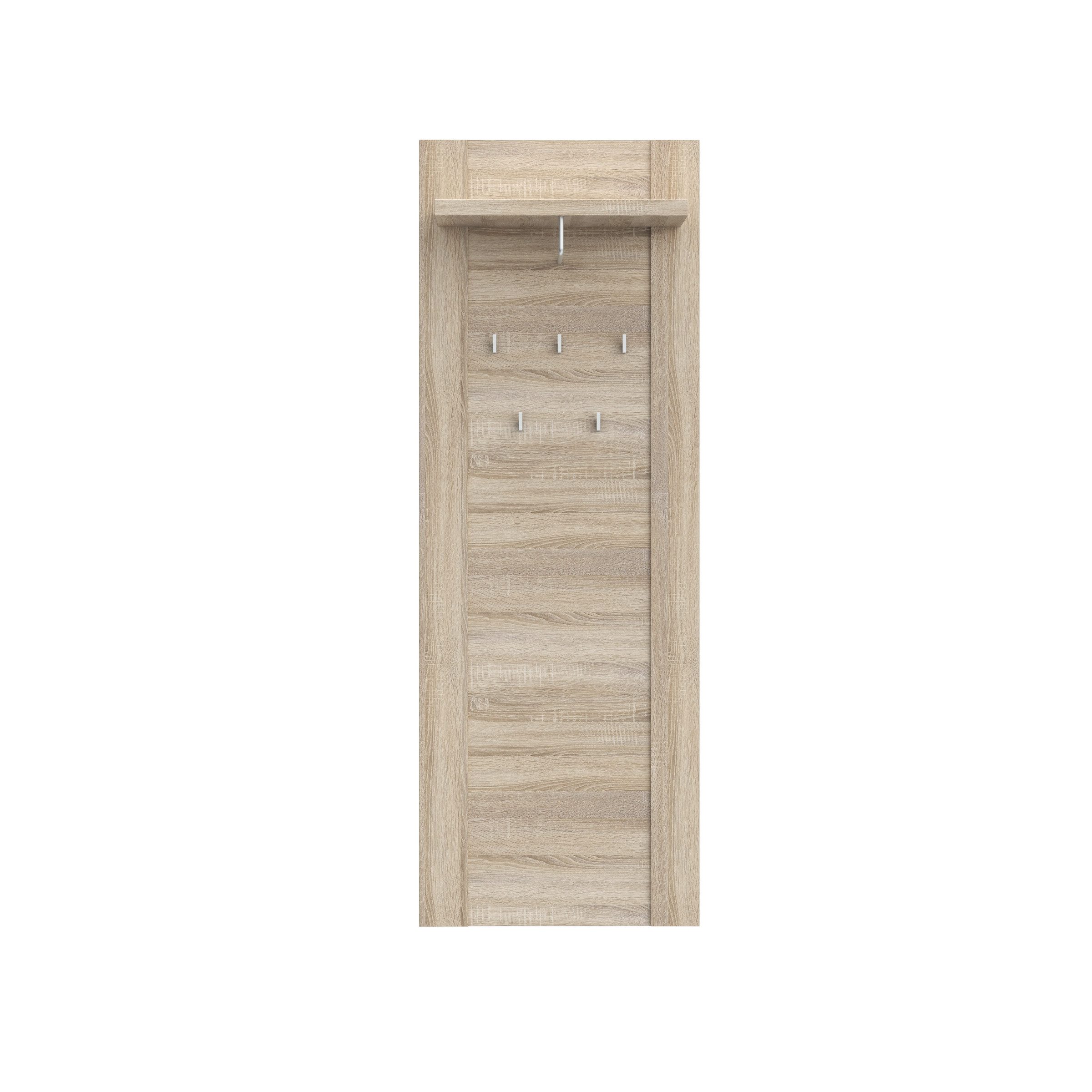 FORTE Garderobenpaneel in beige - 69,2x194,2x31,8cm günstig online kaufen