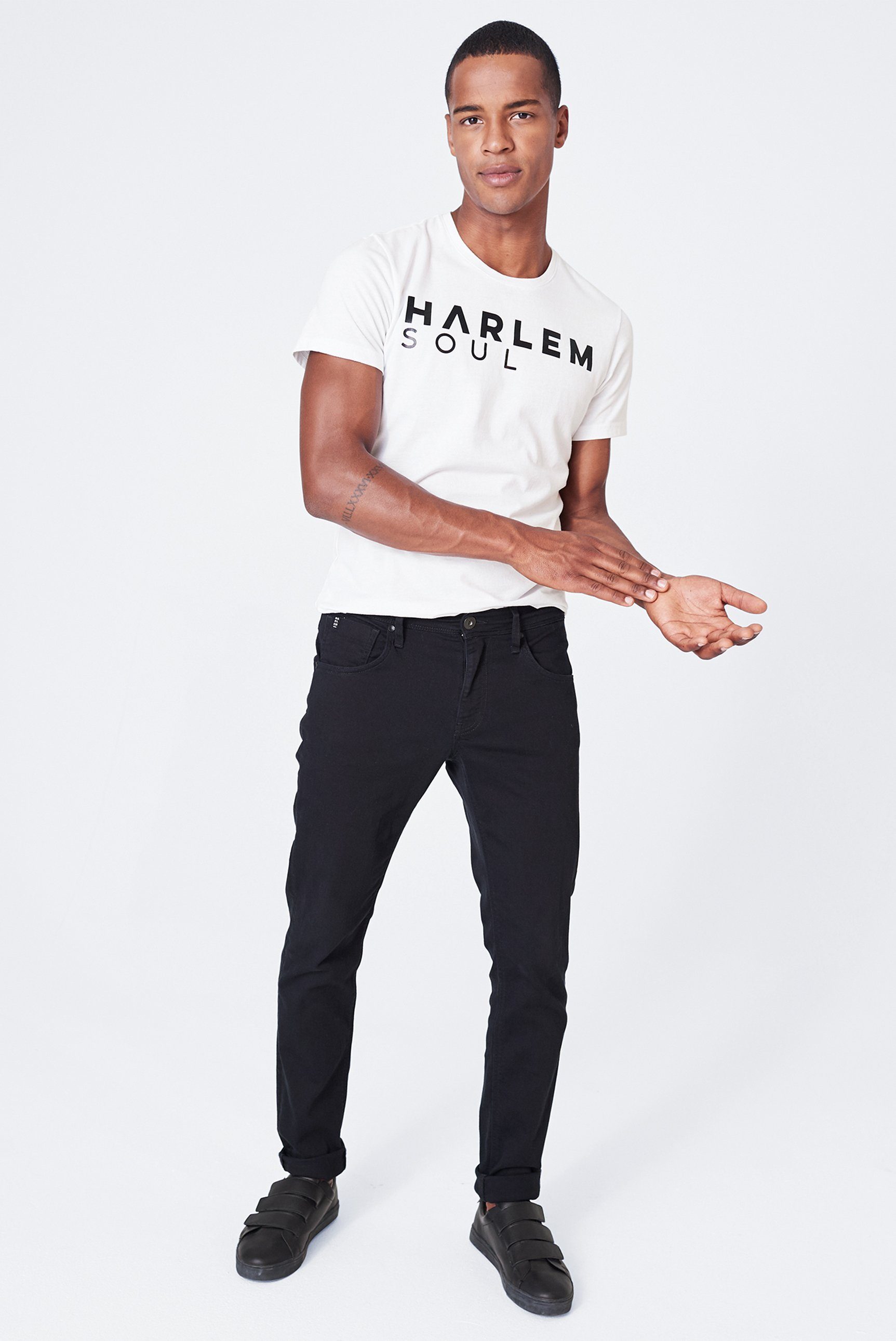 Stretch-Anteil Slim-fit-Jeans CLE-VE Soul mit Harlem