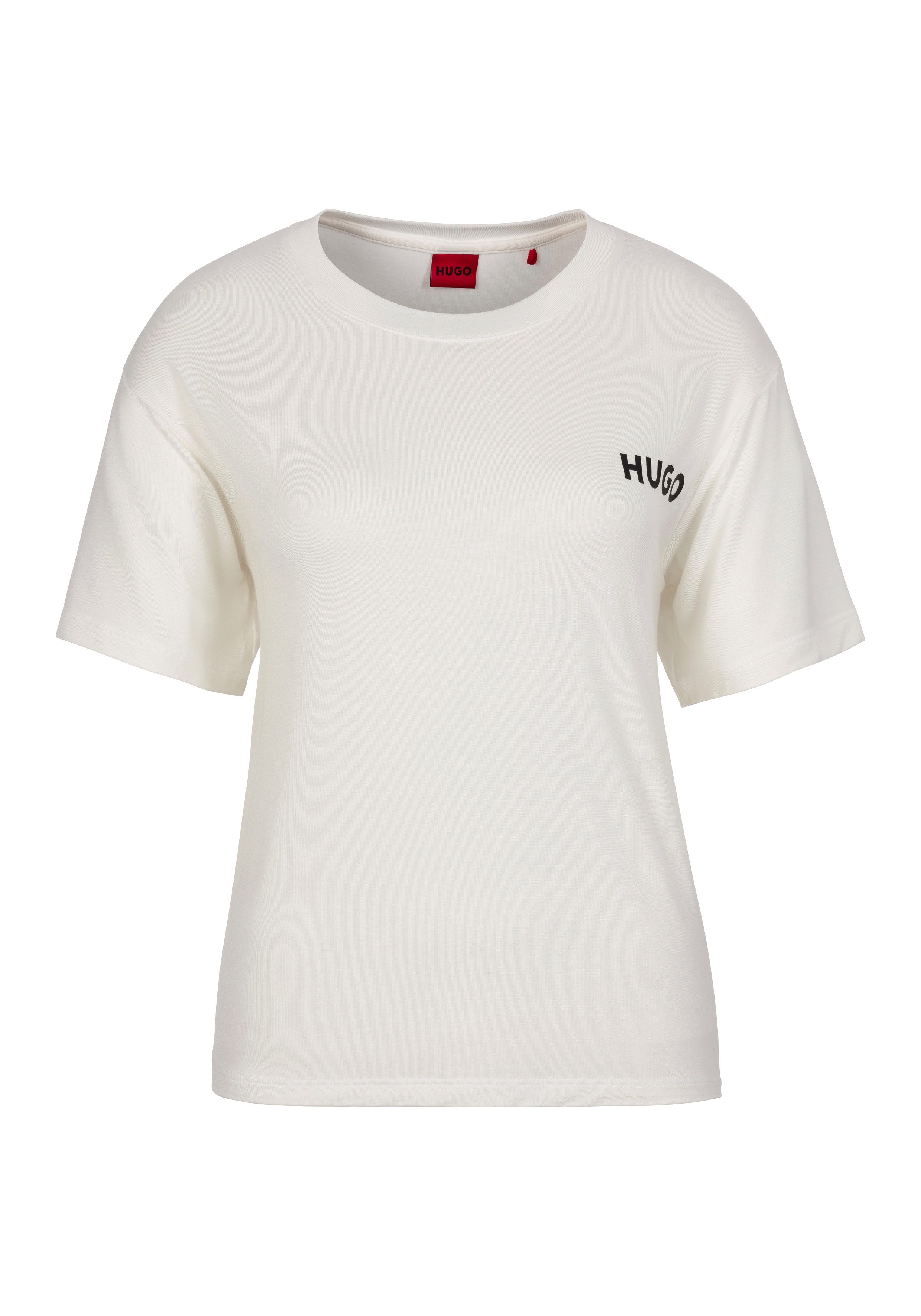 HUGO Rundhalsshirt UNITE_T-SHIRT mit Logo-Print günstig online kaufen