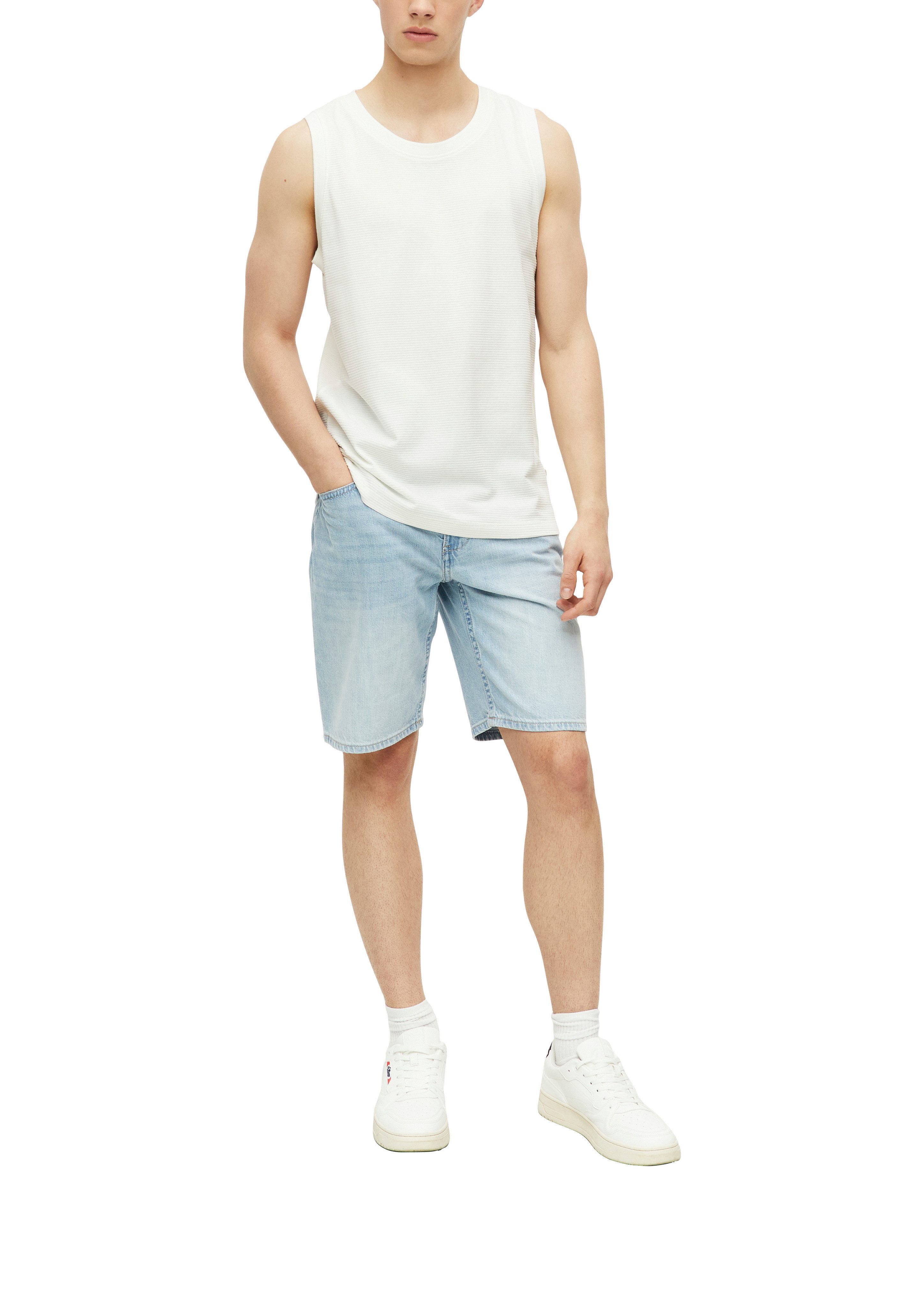 s.Oliver Tanktop Sommertop in feiner Streifen-Optik – Bild 3 von 4