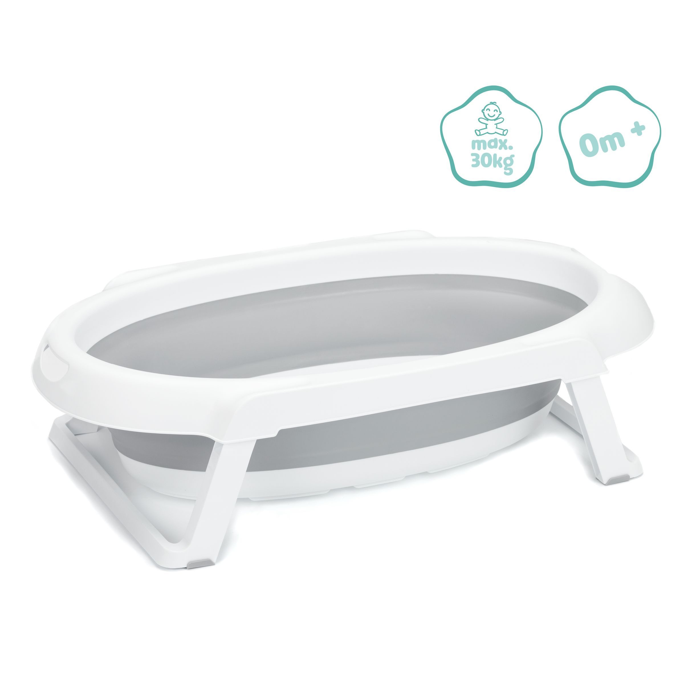 Fillikid Babybadewanne Faltbadewanne Stand Badewanne mit Gestell