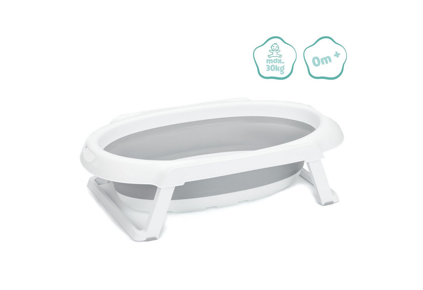 Thumbnail - Fillikid Babybadewanne Faltbadewanne Stand Badewanne mit Gestell